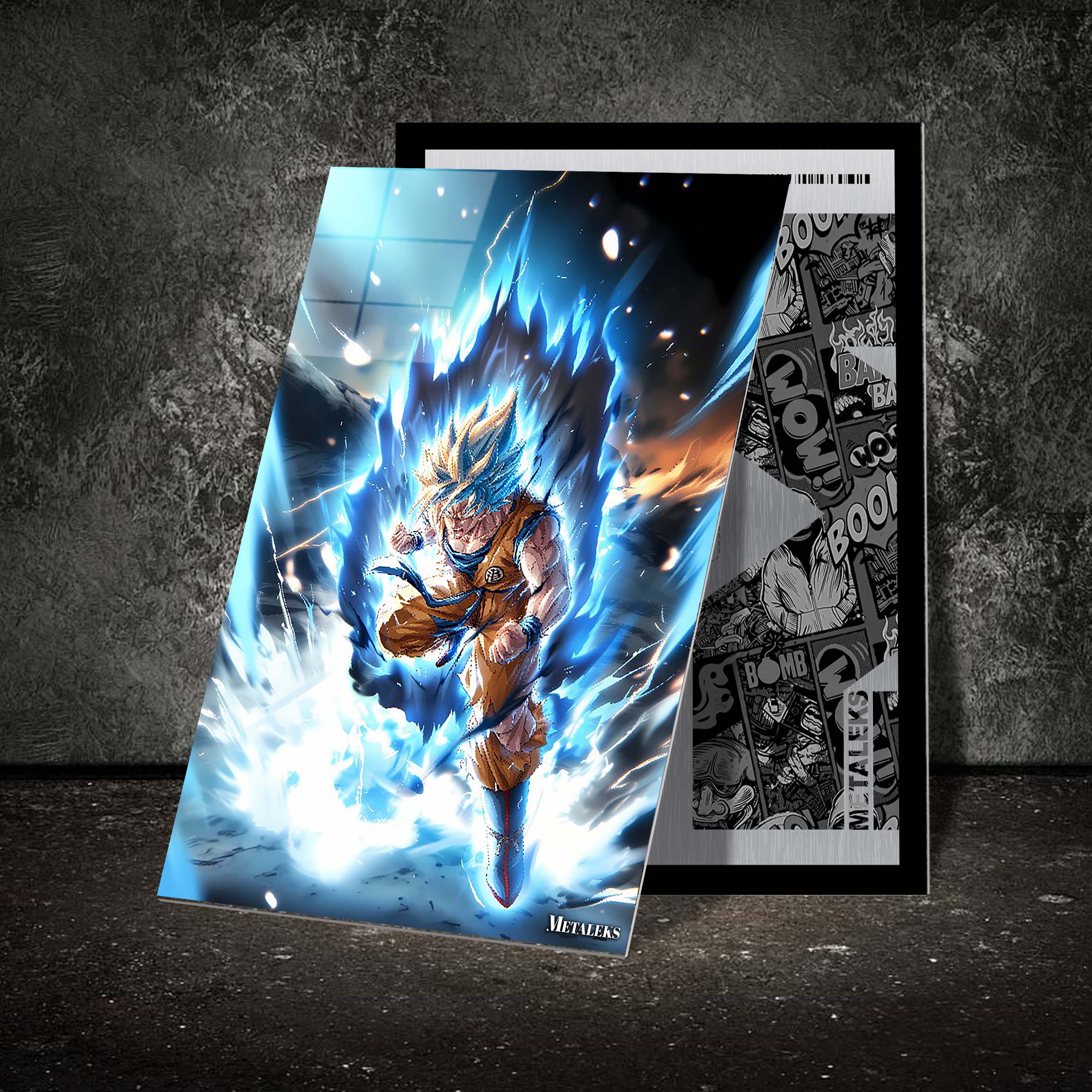 Goku angry from dragon ball z anime-designed by @Vid_M@tion