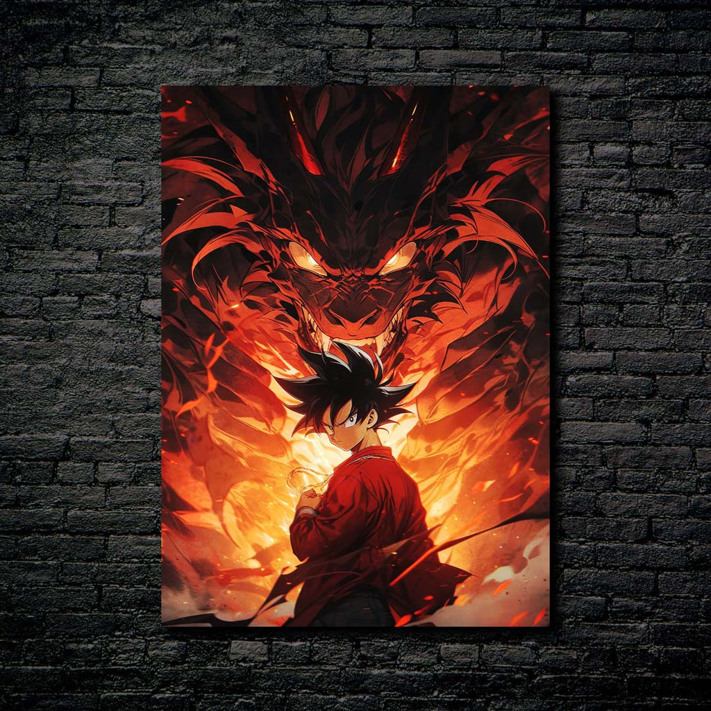 Drip Goku wallpaper by @visinaire.ai-Artwork by @visinaire.ai