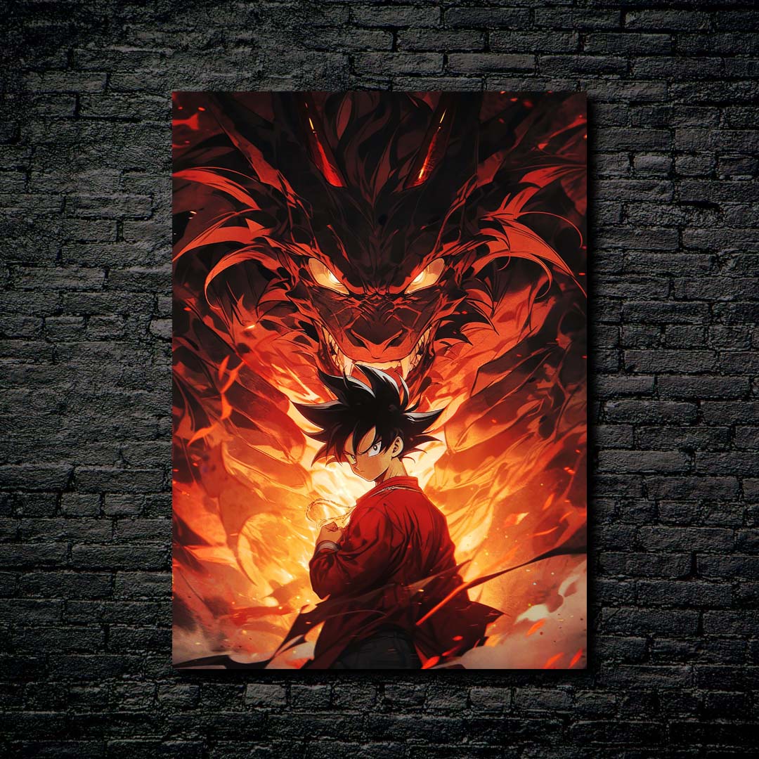 Goku cinematic wallpaper by @visinaire.ai-designed by @visinaire.ai
