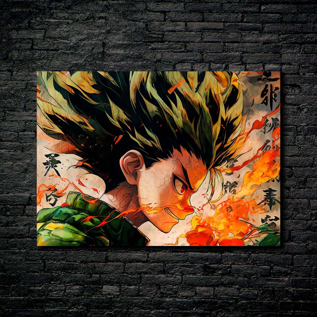 Gon Horizontal-designed by @An other Mid journey