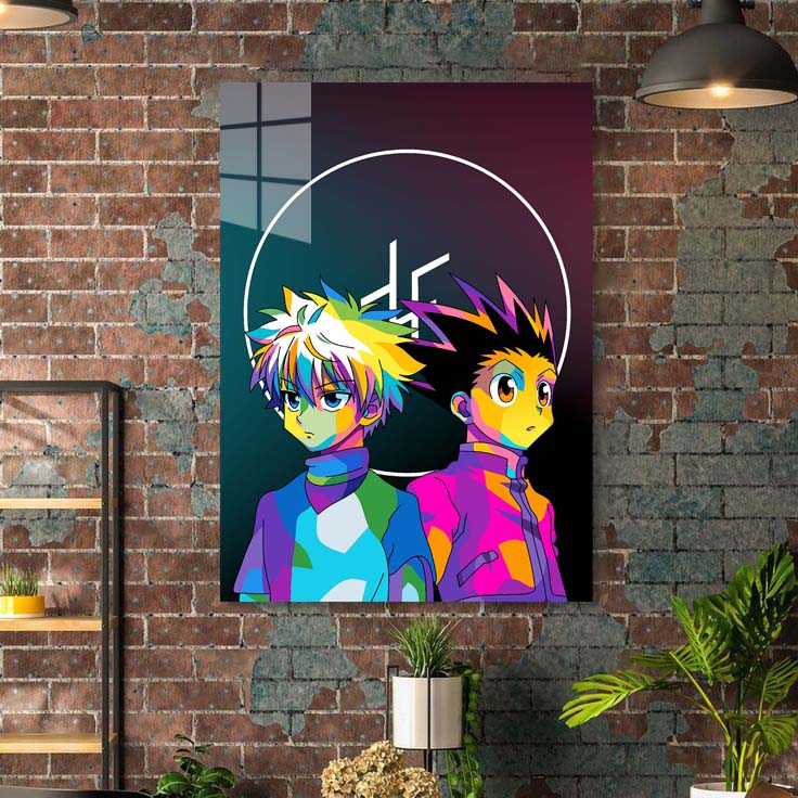 Gon and Killua in WPAP Style-designed by @V Styler