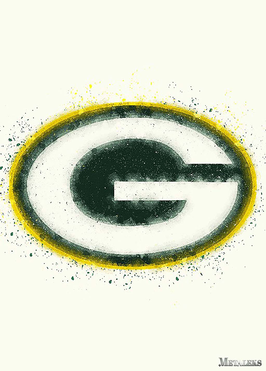 Green Bay Packers Watercolor