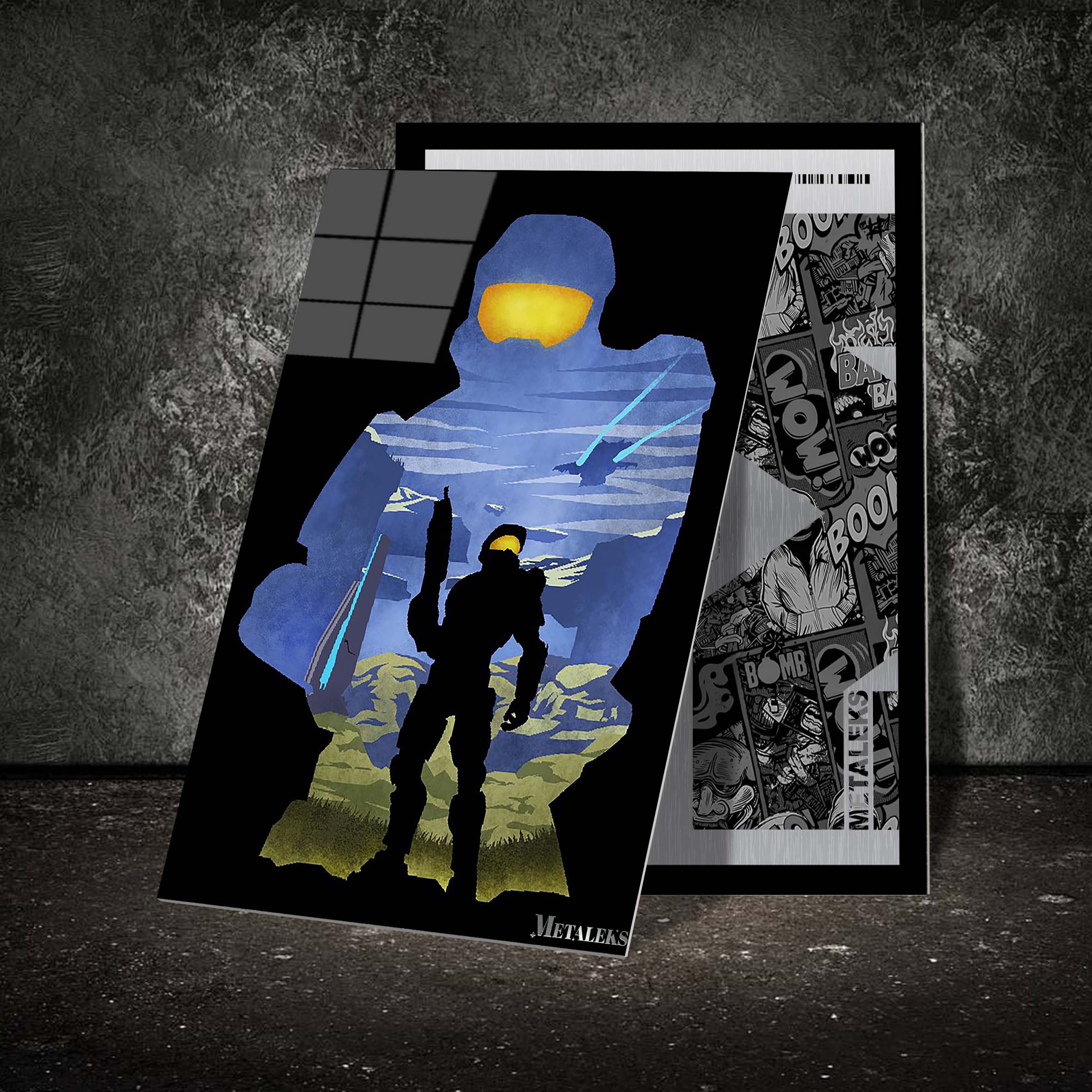 Halo Master Chief Silhouette-designed by @Miracle Studio