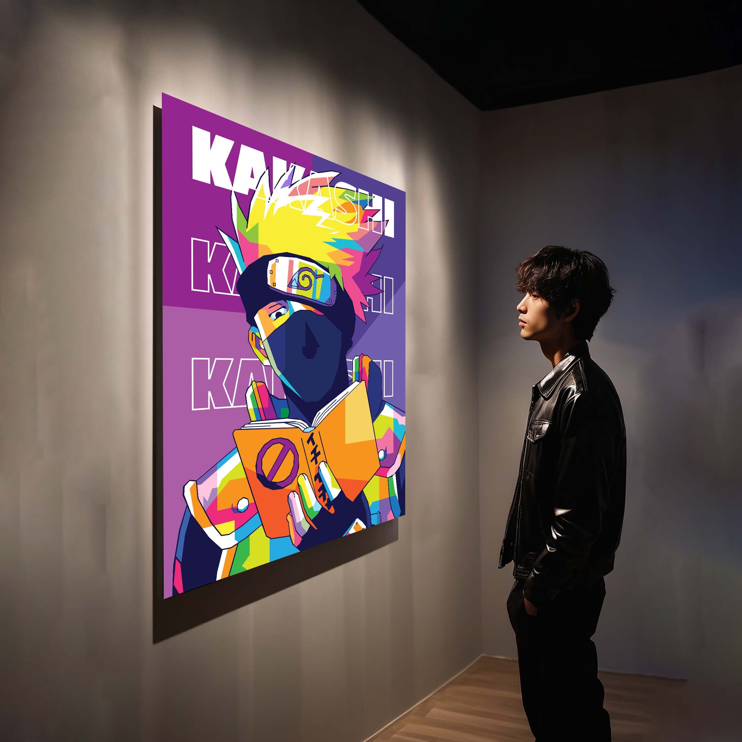 Hatake Kakashi WPAP-designed by @V Styler