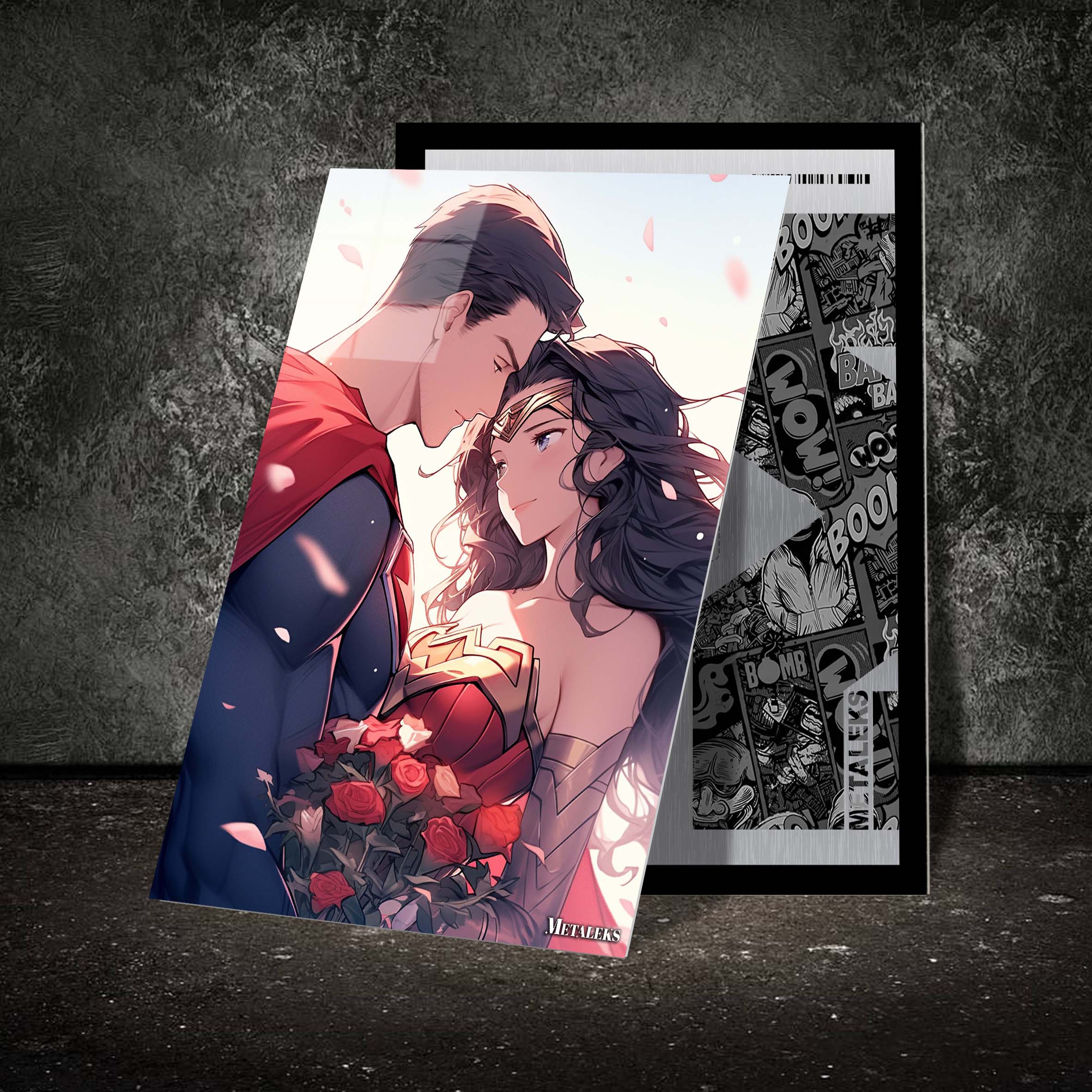 Heroes United_ Superman and Wonder Woman's Epic Team-Up-designed by @theanimecrossover