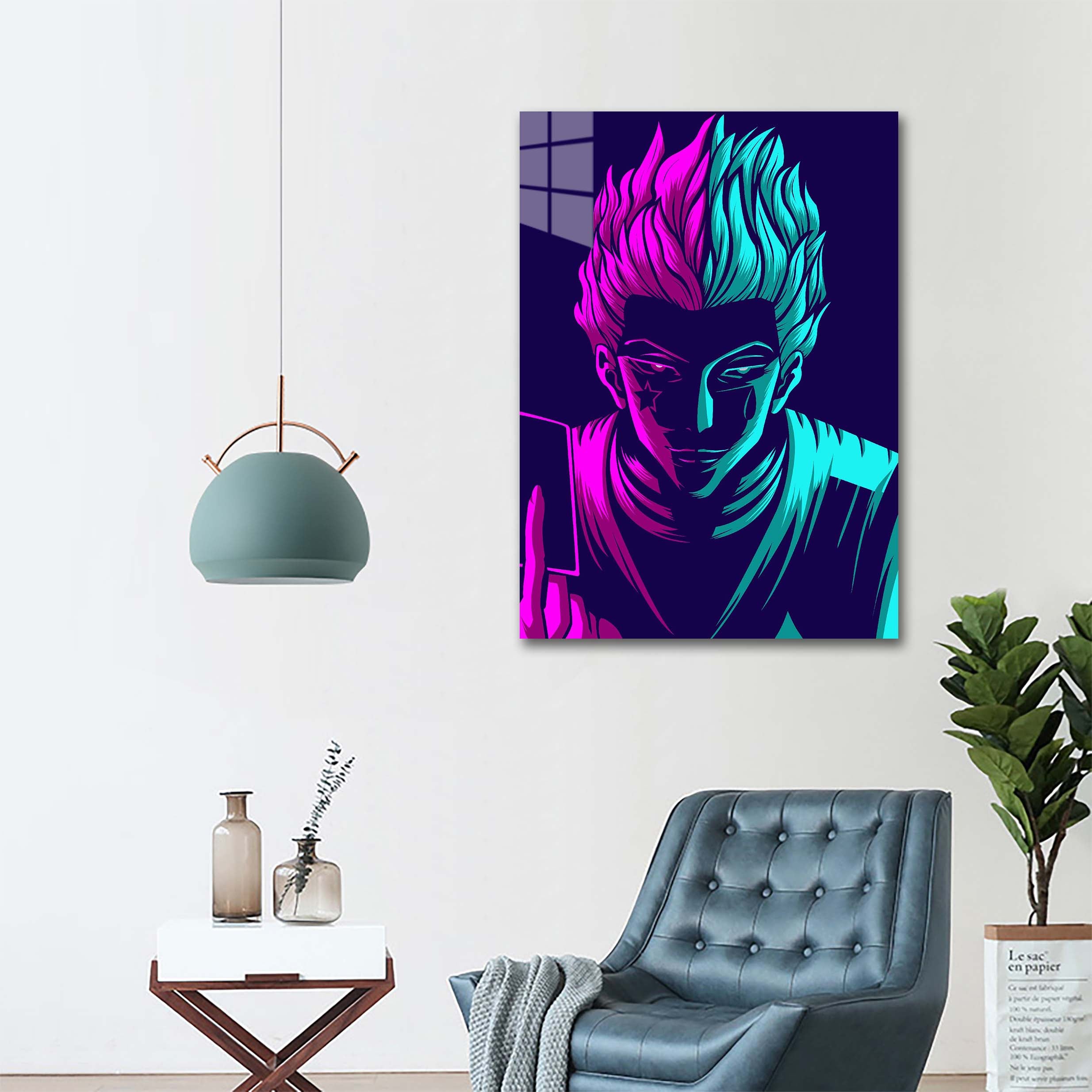 Hisoka neon style-designed by @Billy