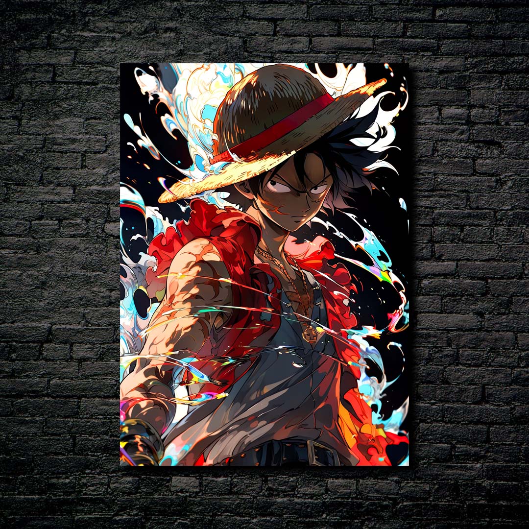 Hollow Luffy -Artwork by @An other Mid journey