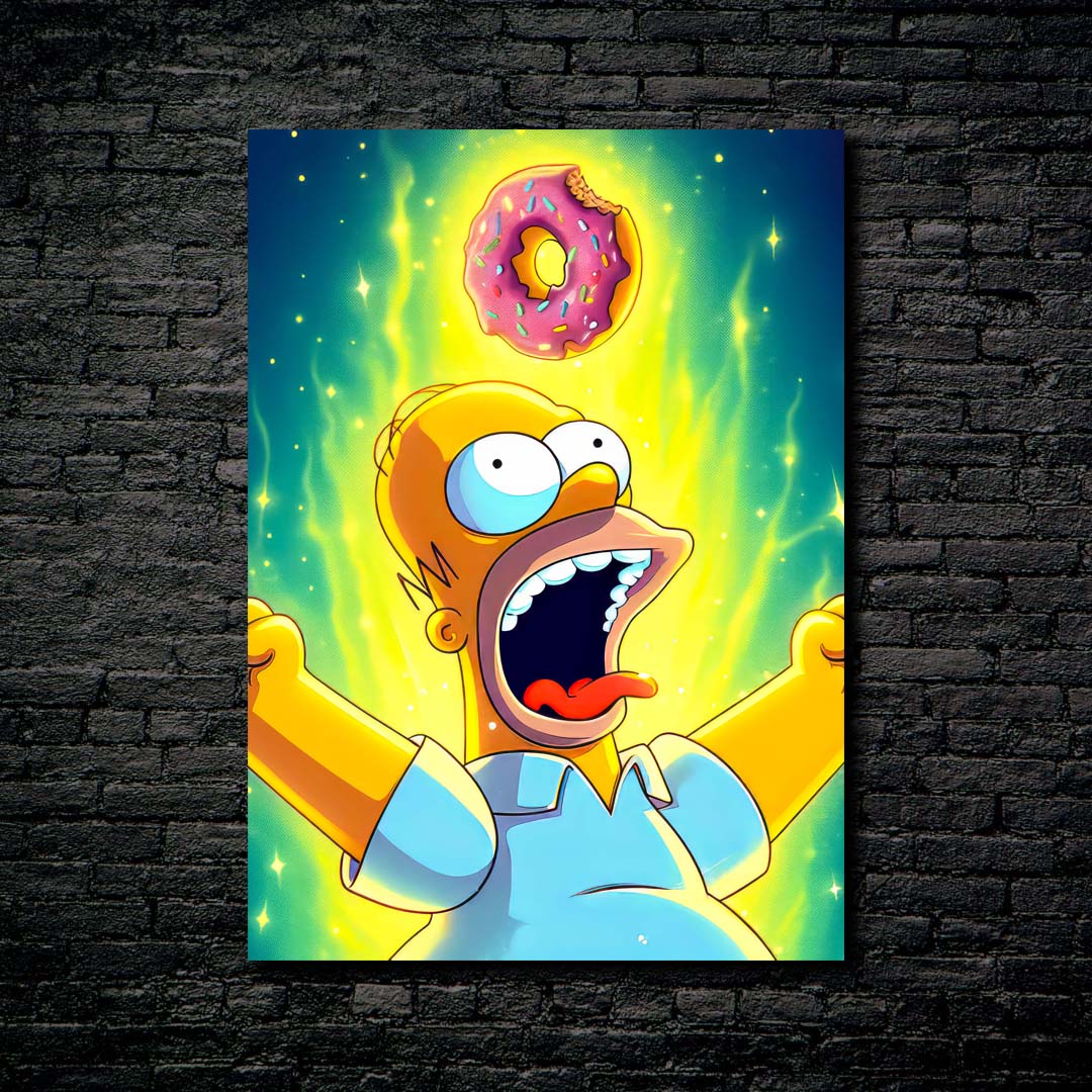 Homer Simpson-designed by @starart_ia