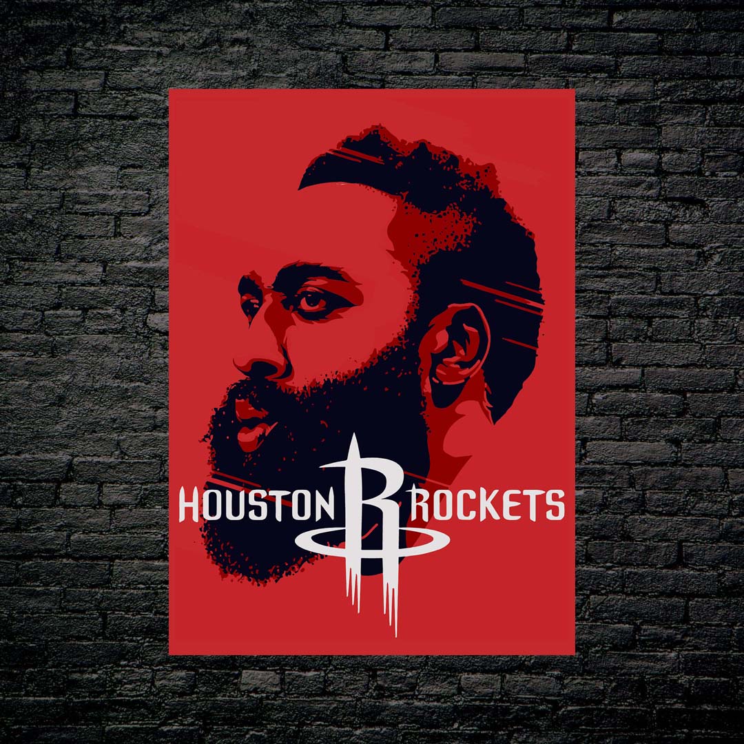 Houston Rockets-designed by @My Kido Art