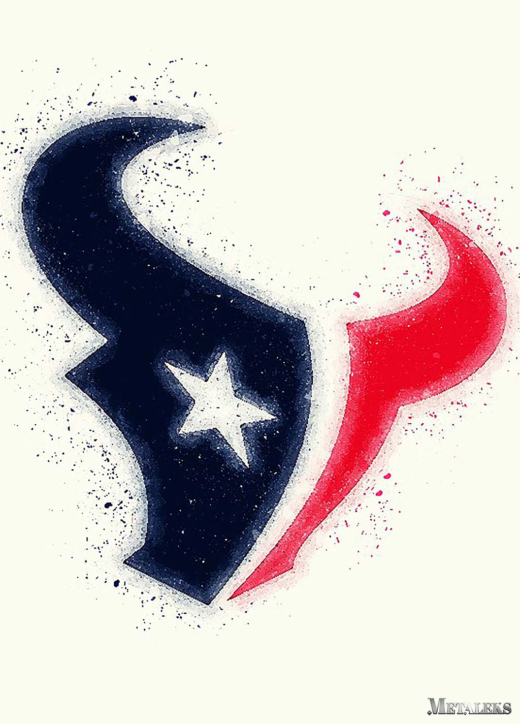 Houston Texans Watercolor