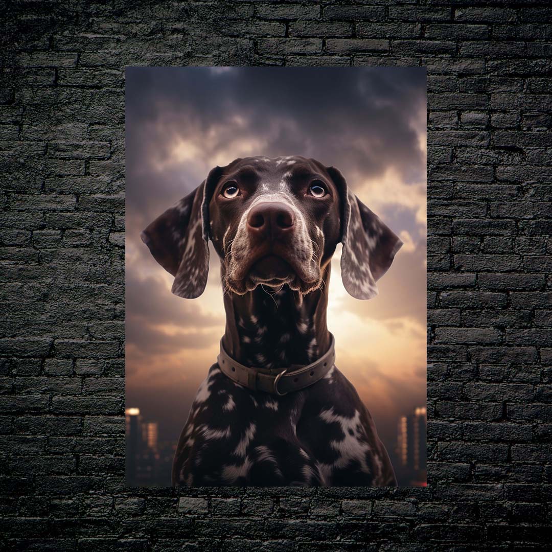 Hungarian Shorthaired Pointer-designed by @Mbaka.ai
