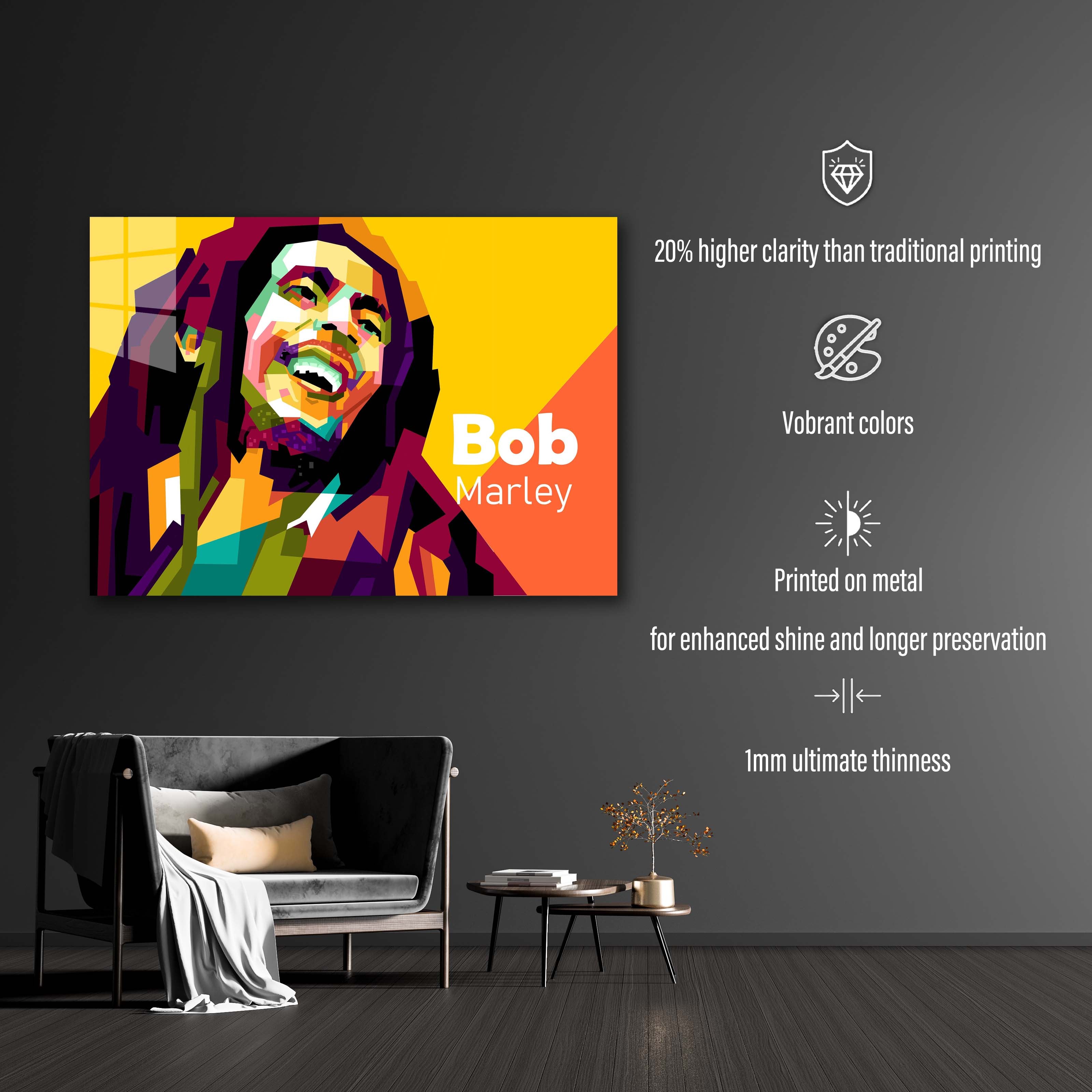 Icon reagge Bob Marley in fantasy legend-designed by @Amirudin kosong enam