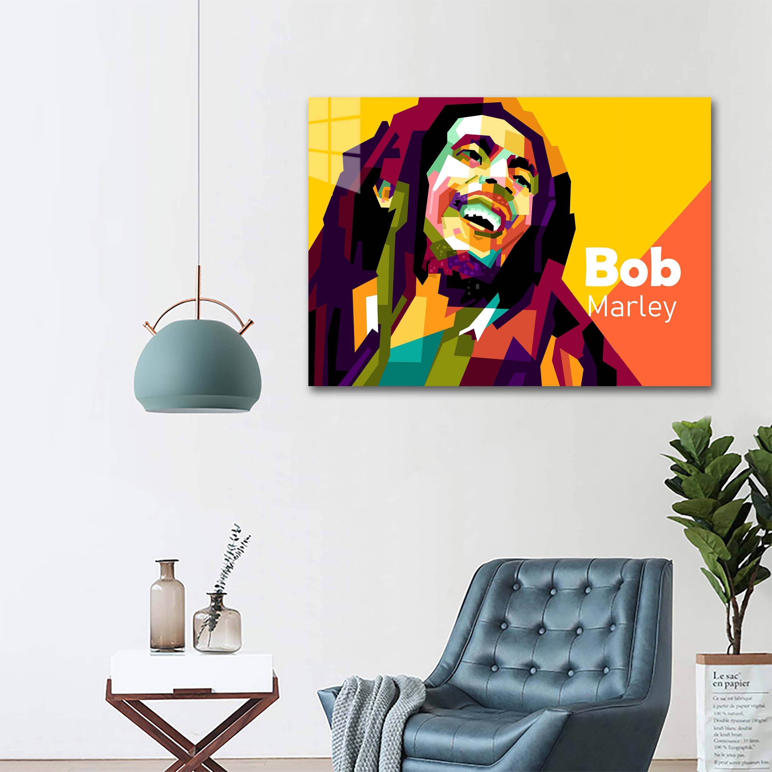 Icon reagge Bob Marley in fantasy legend-designed by @Amirudin kosong enam