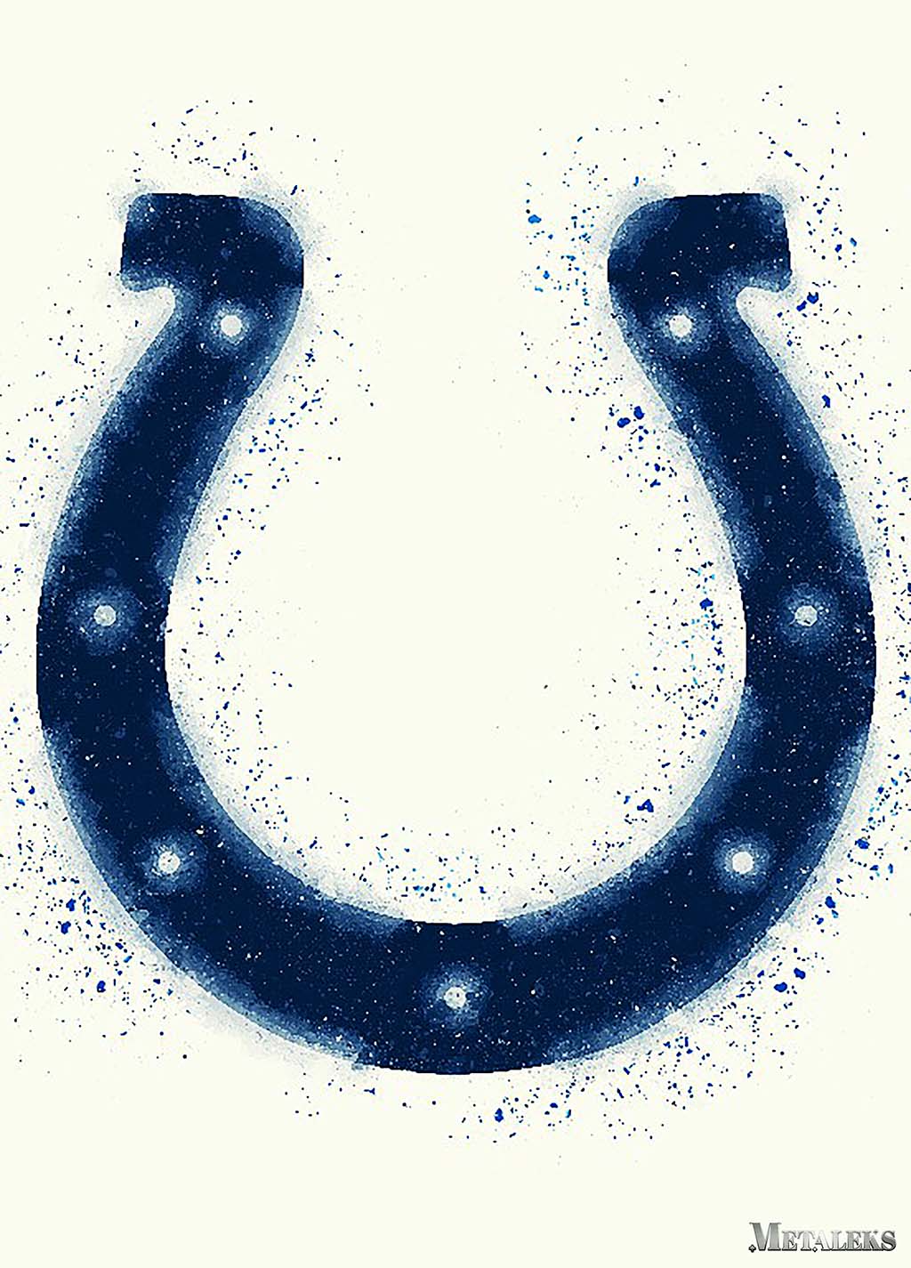 Indianapolis Colts Watercolor