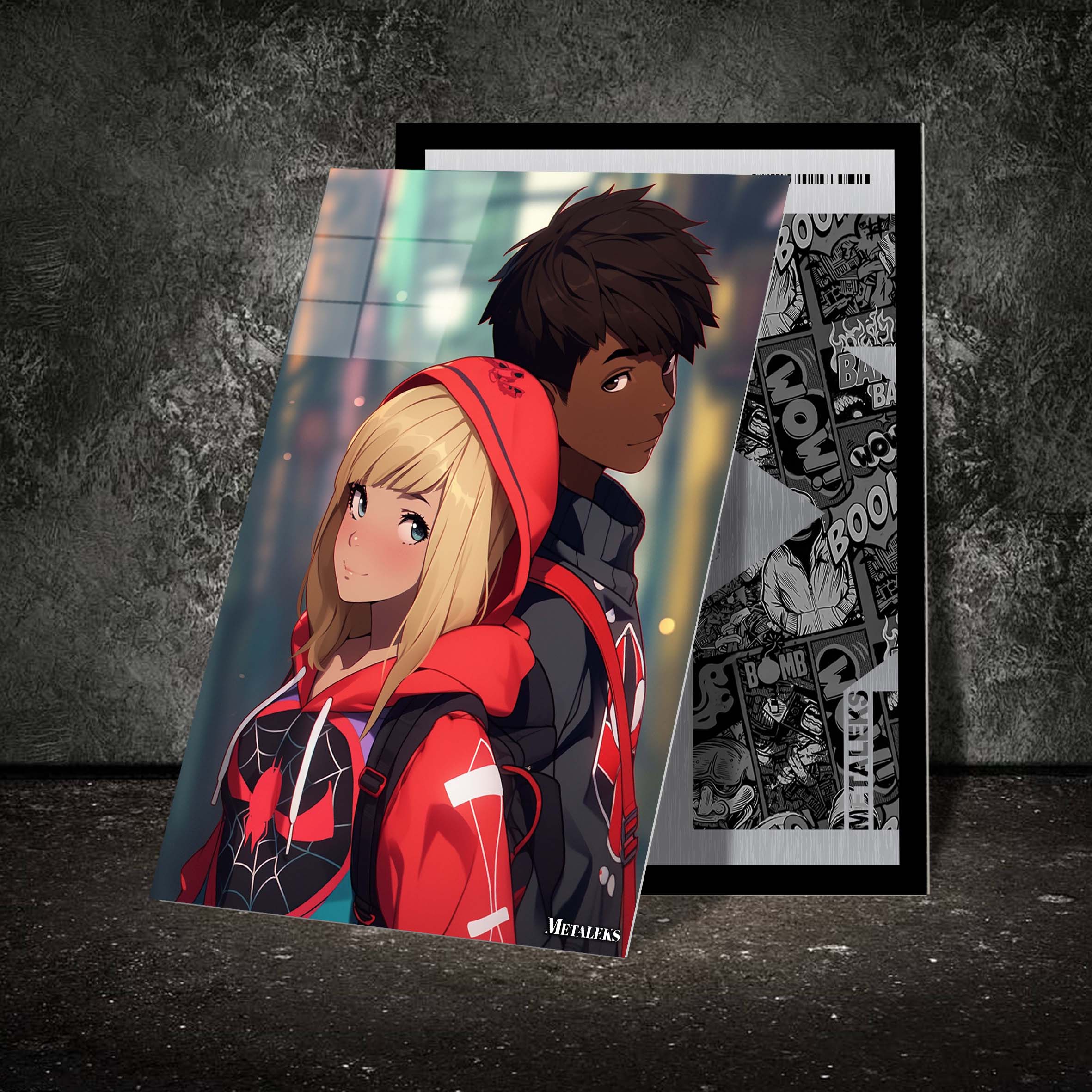 Into the SpiderVerse_ Miles and Gwen's Multiversal Quest-designed by @theanimecrossover