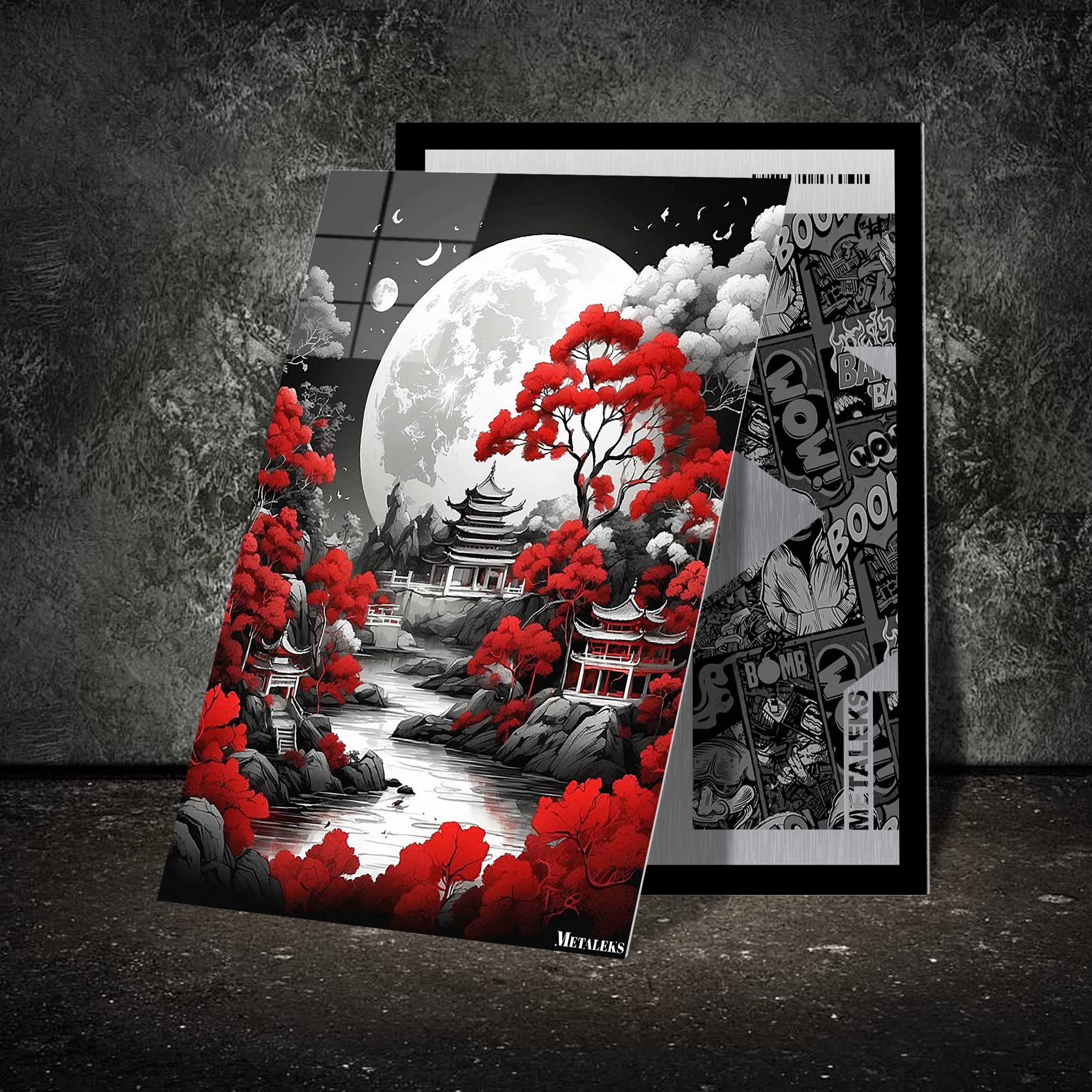 Japanese Moon Style-designed by @Wif Print