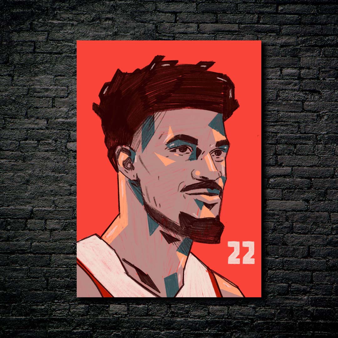 Jimmy Butler-designed by @My Kido Art