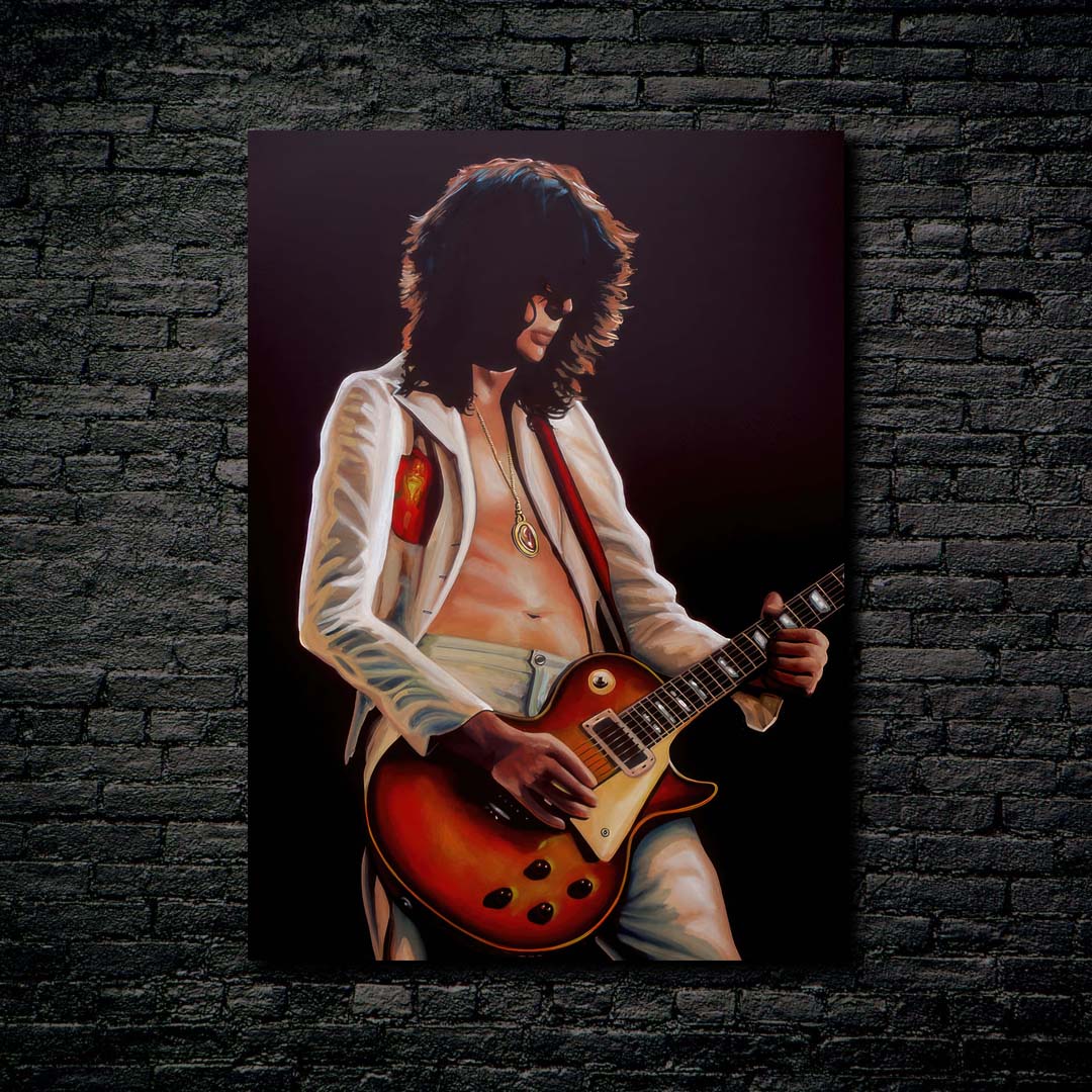 Jimmy Page in led ze-designed by @Vinahayum