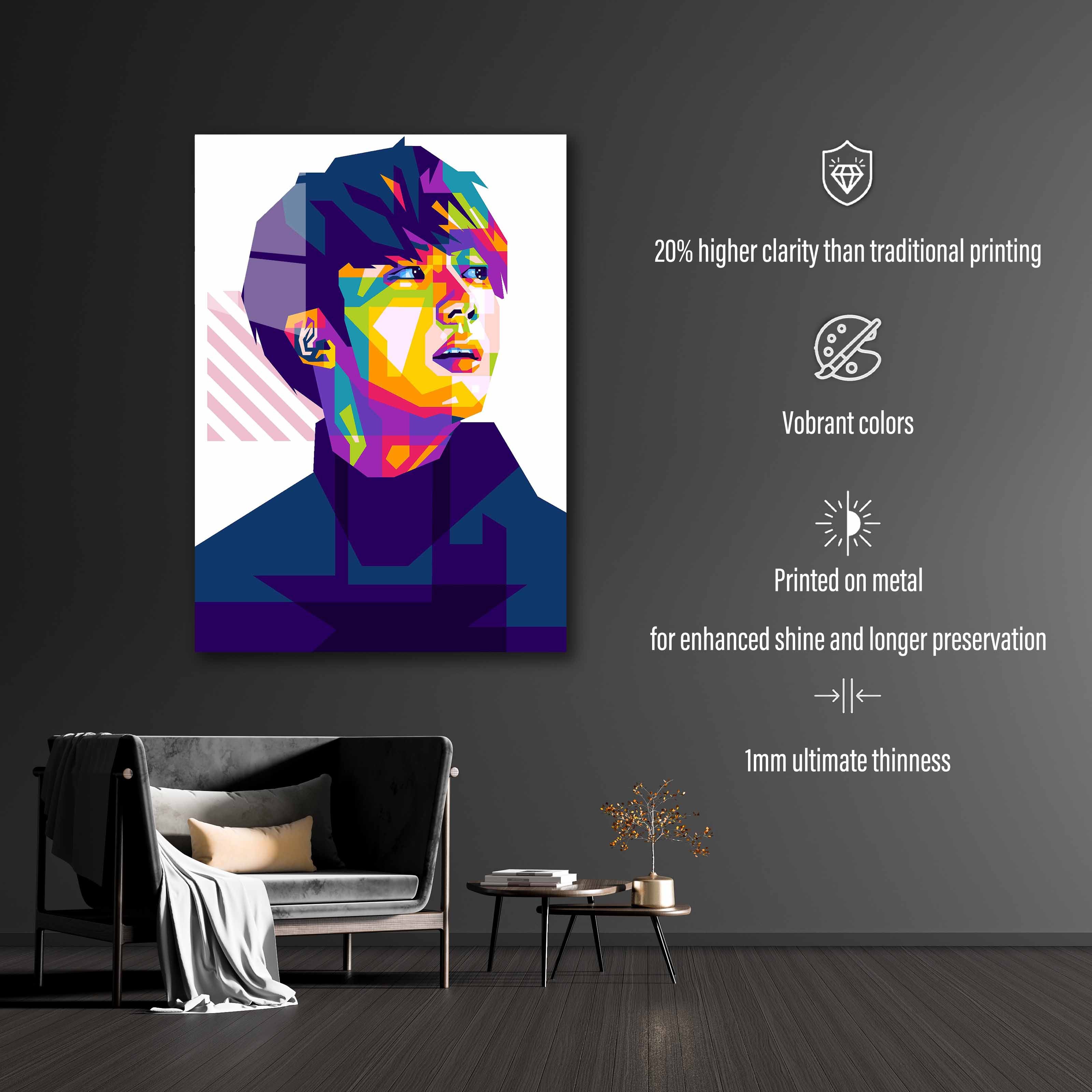 Jin BTS Poster-Artwork by @mmarwpap