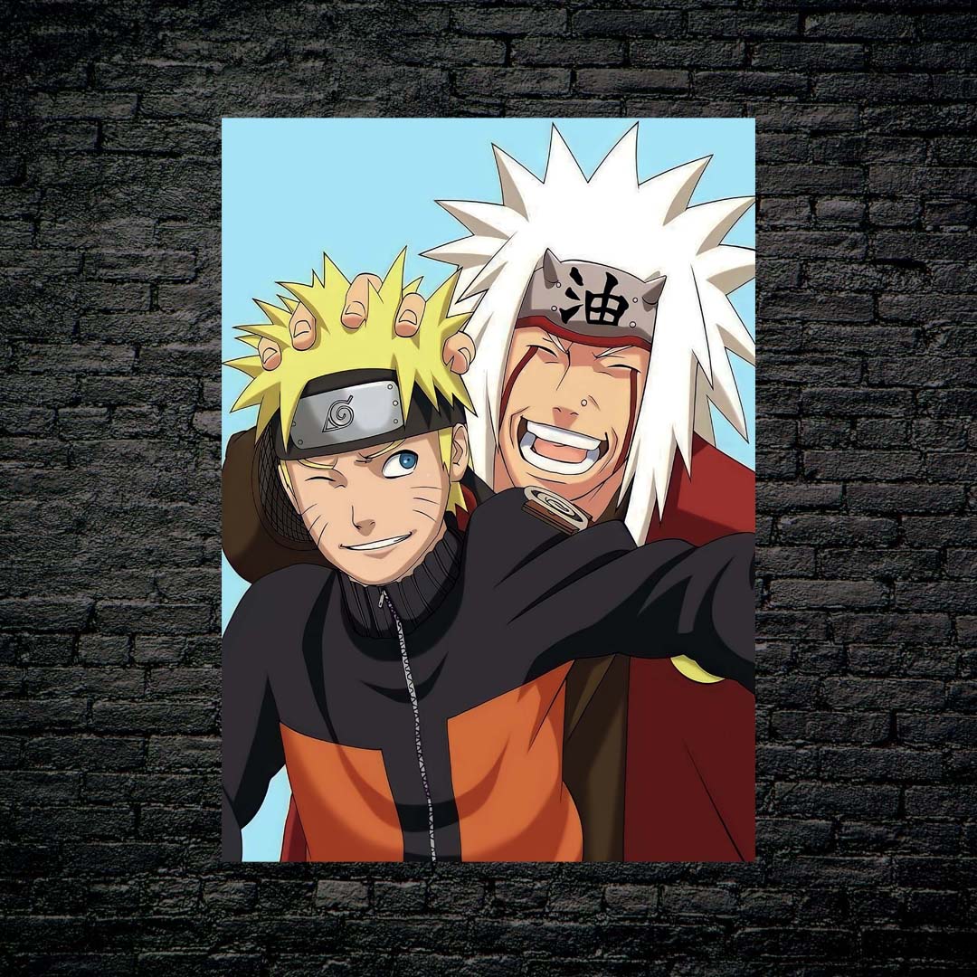 Jiraiya and Naruto