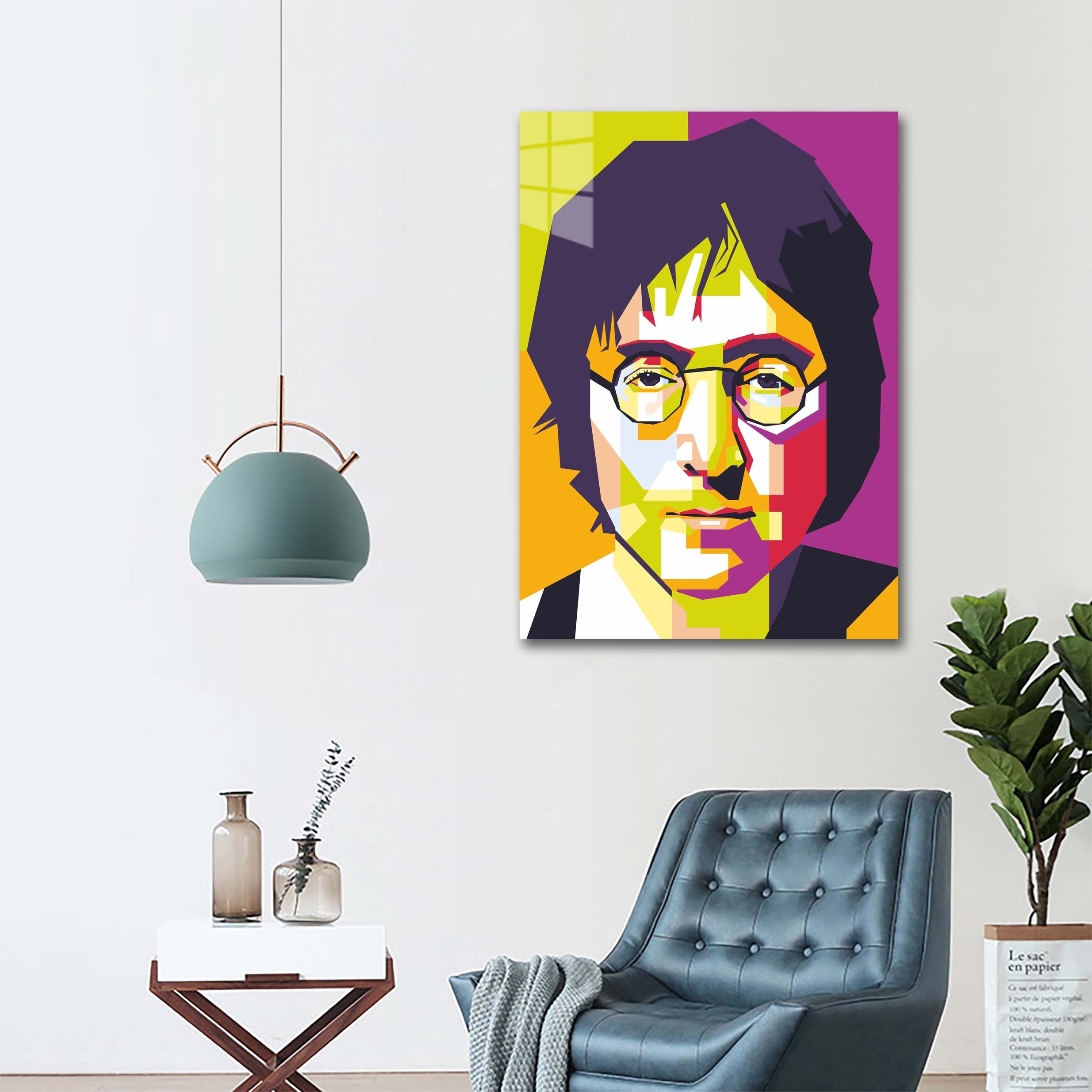 John Lennon Pop Art Style-designed by @IqbalKige