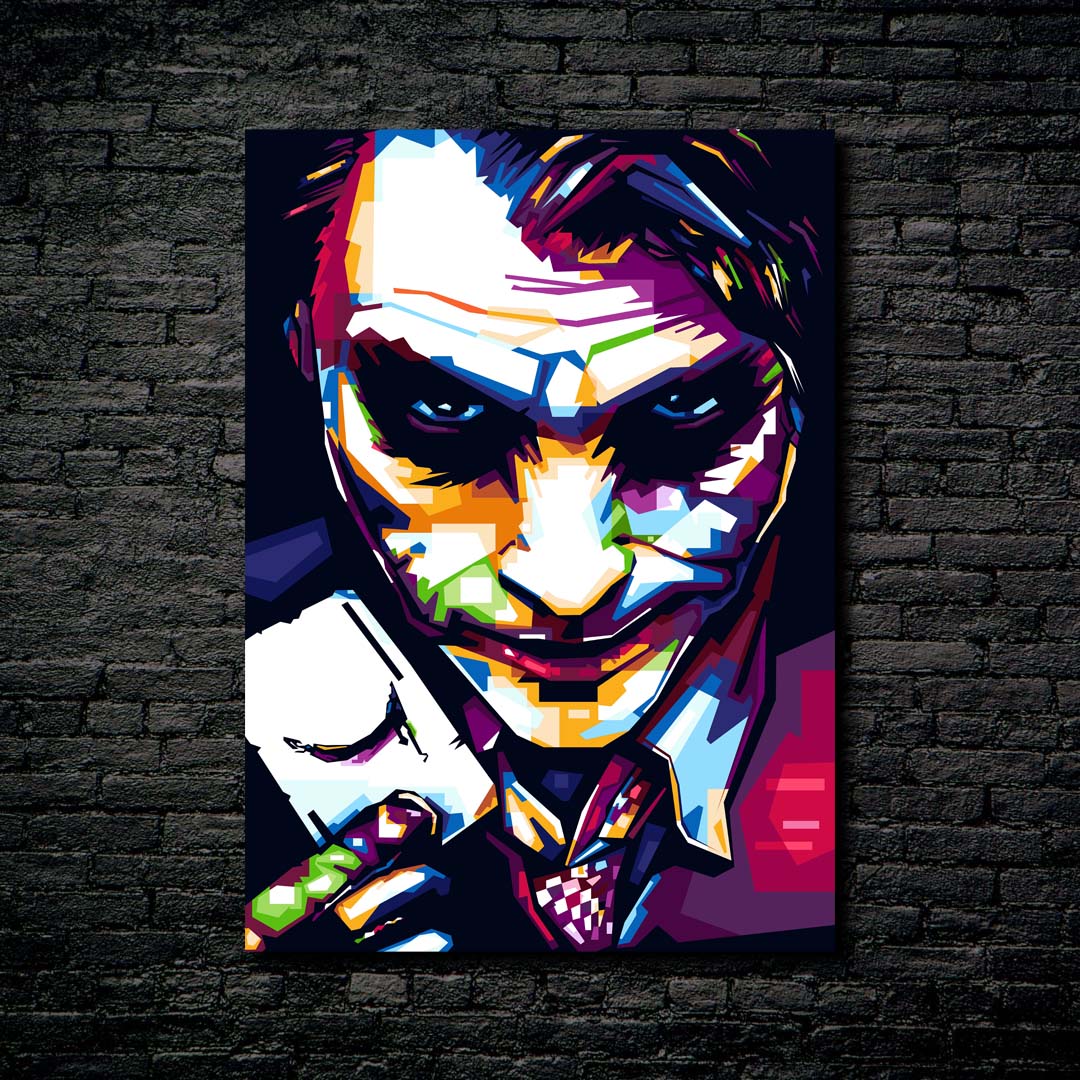 Joker Popart-Artwork by @MK STUDIO