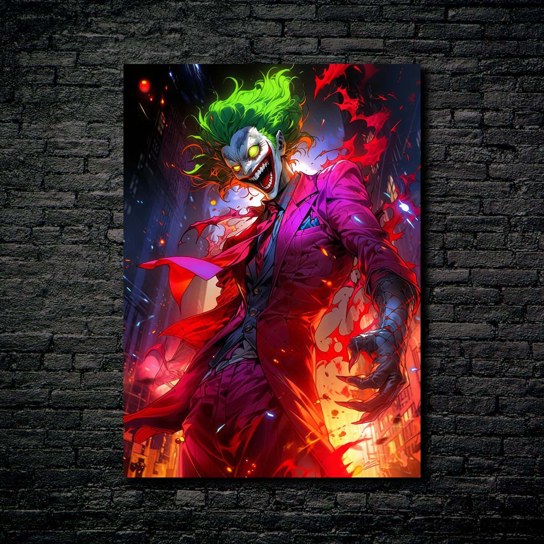 Joker's Flaming -Artwork by @David Arts