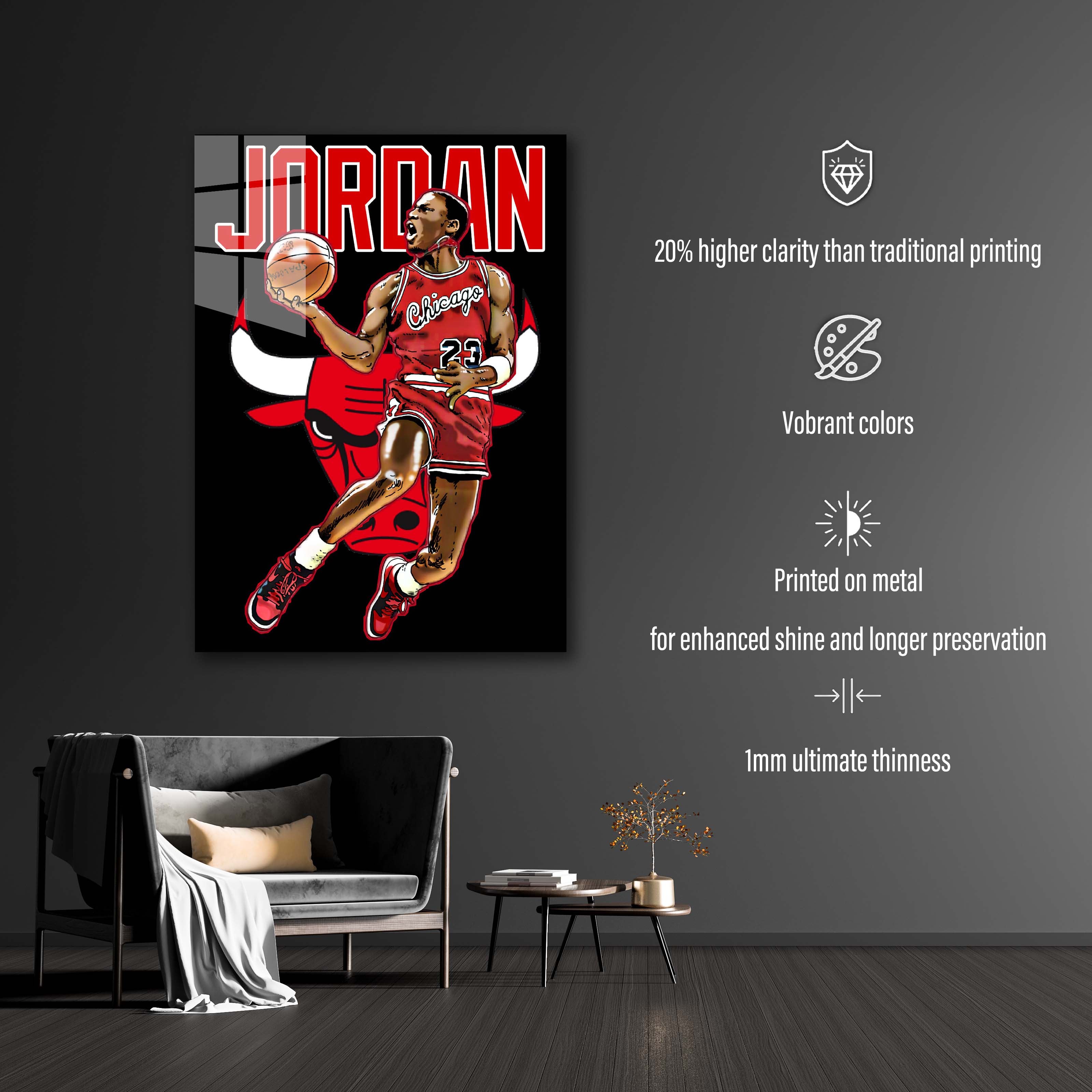 Jordan Chicago Bulls-designed by @My Kido Art