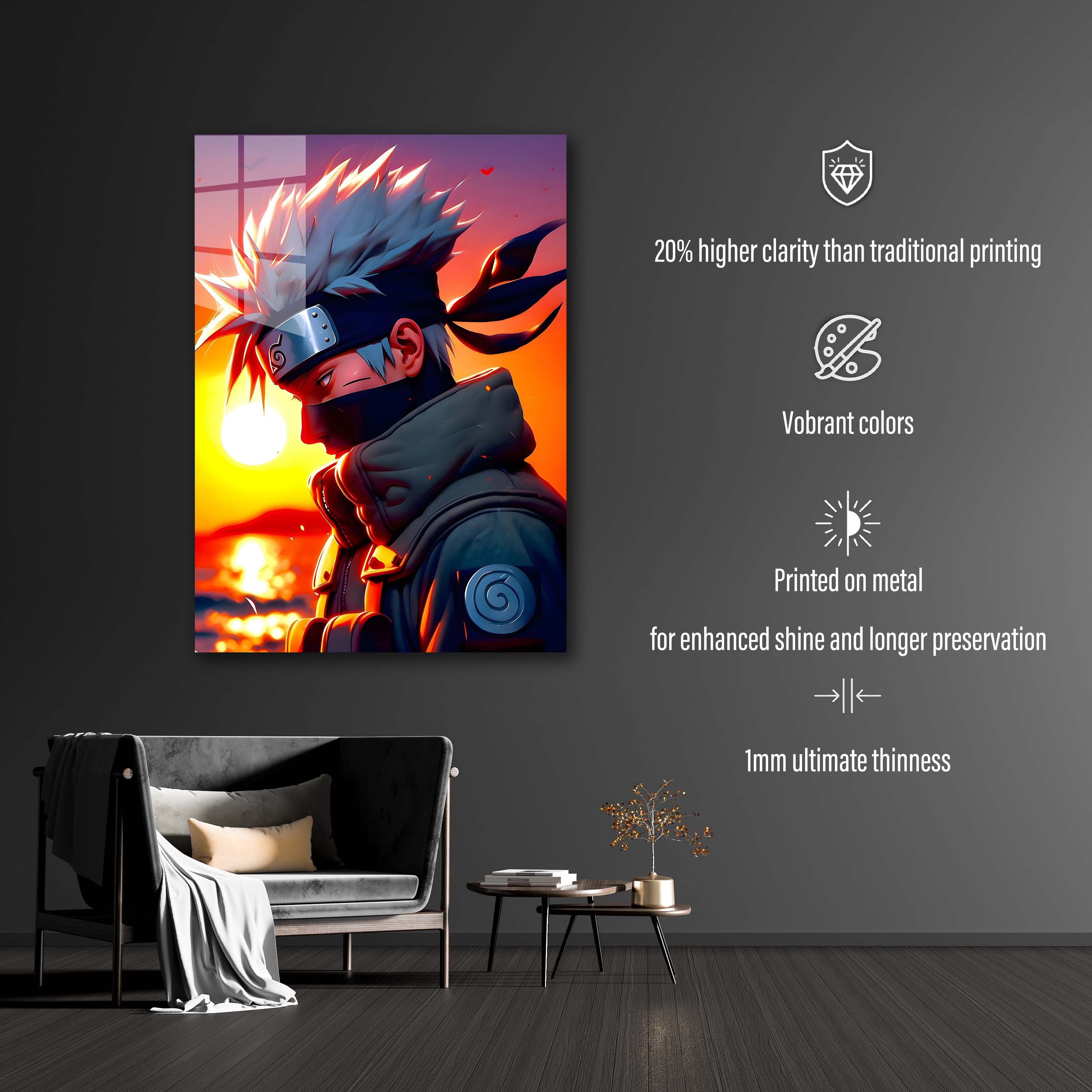 KAKASHI HATAKE SUNSET -designed by @ Makmun