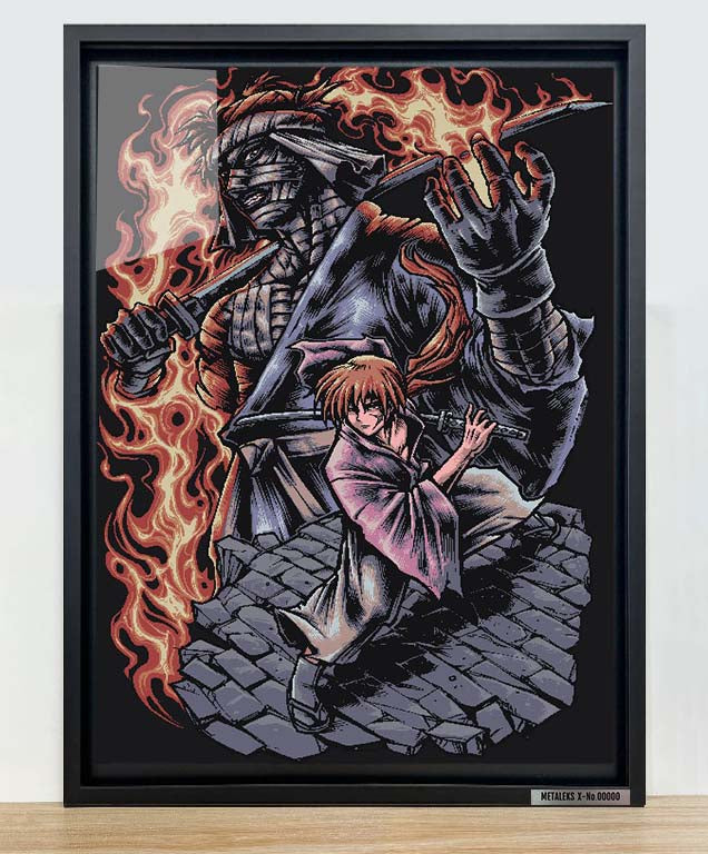 KENSHIN VS SHISHIO- ARTWORK BY heryana_art