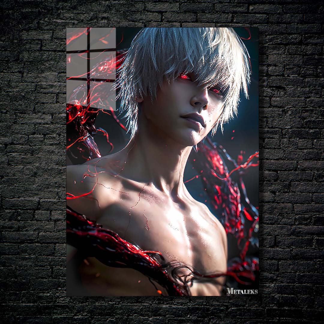 Kaneki Ken Bare Chest Portrait