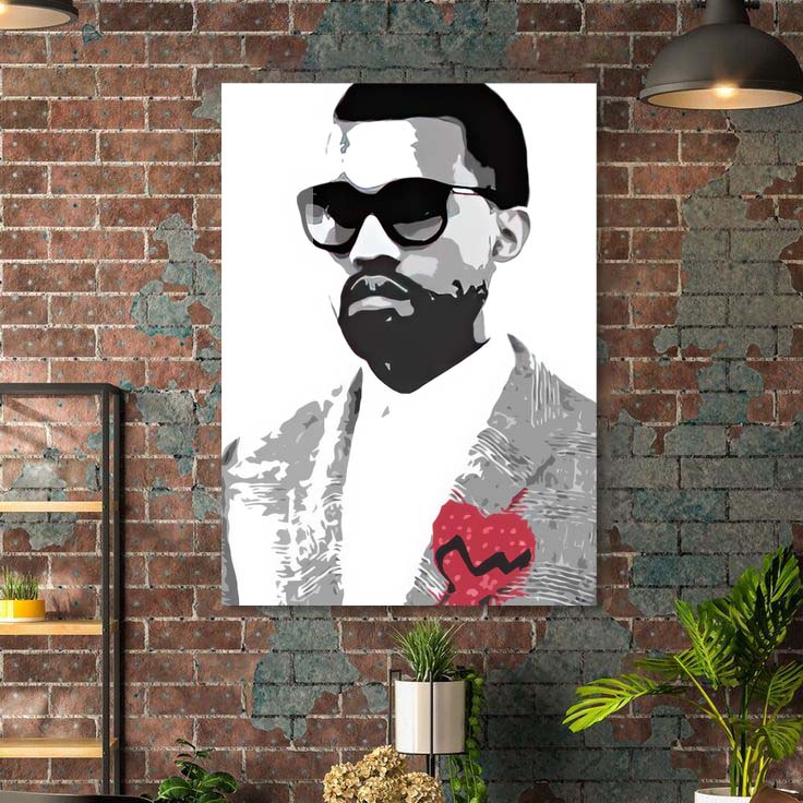 Kanye West-designed by @Vinahayum