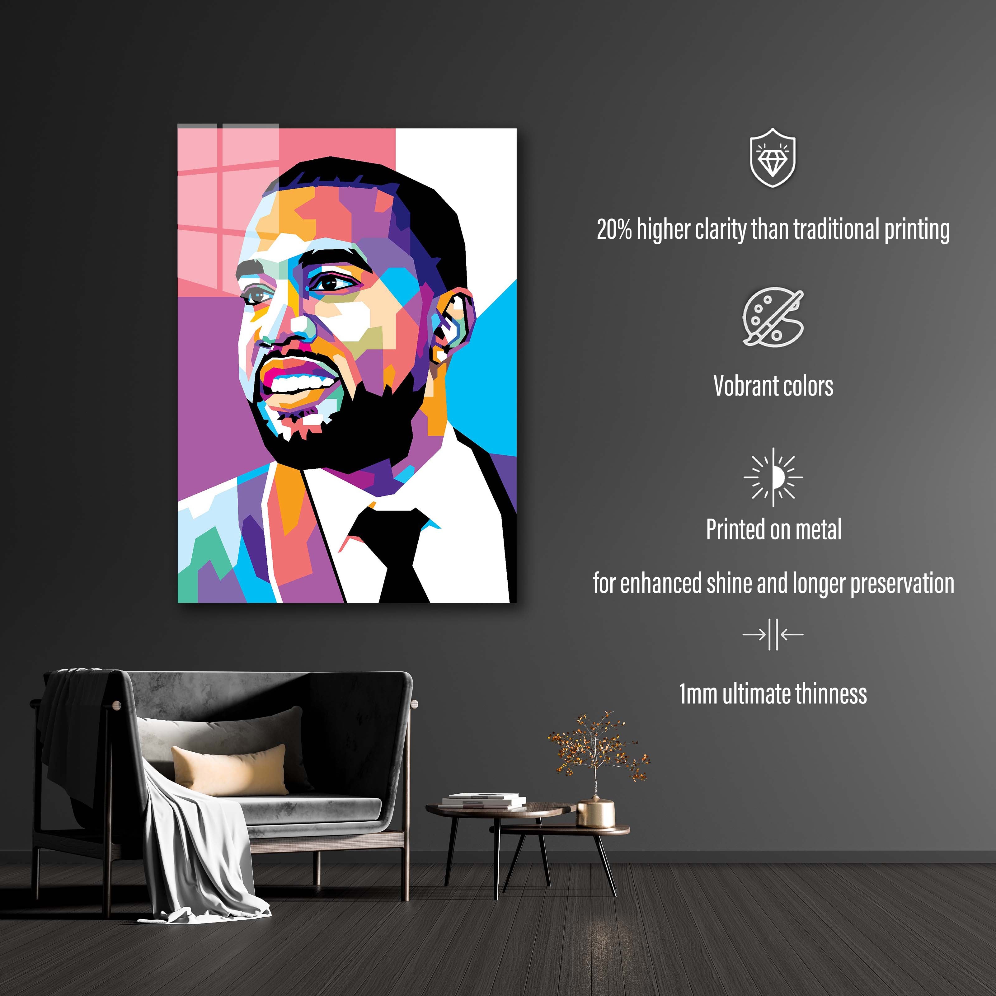 Kanye West in WPAP Style-designed by @V Styler