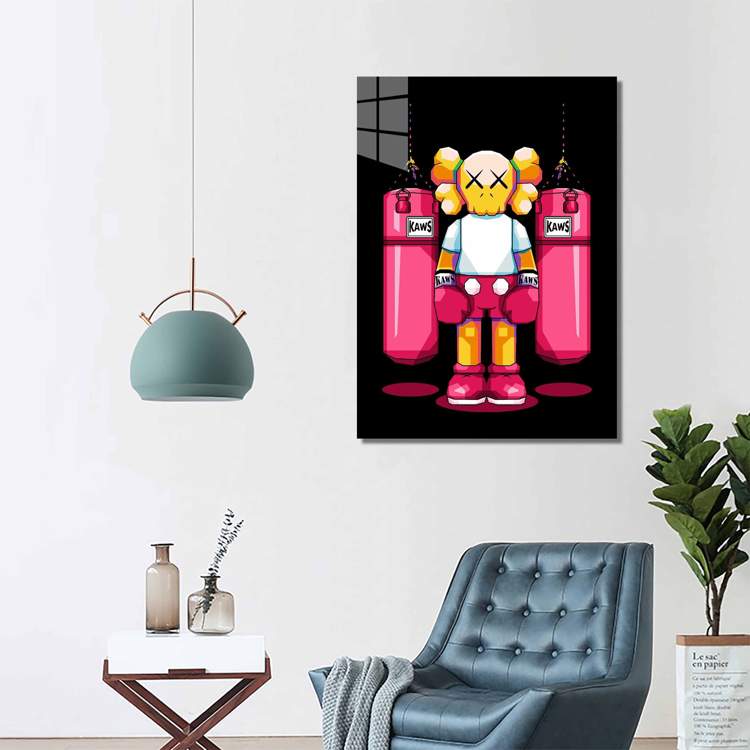 Kaws Boxing-designed by @Doublede Design