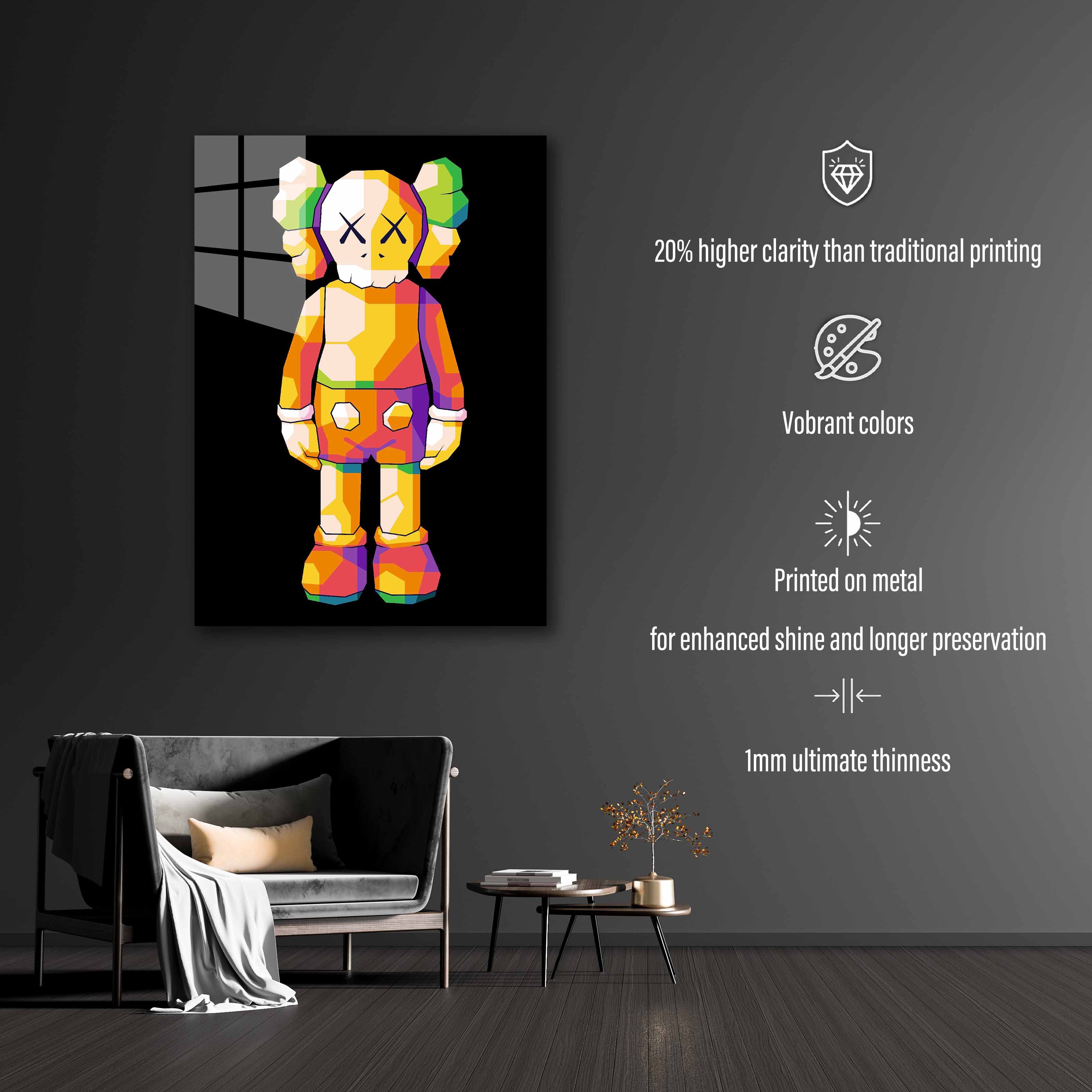 Kaws Pop art design-designed by @Doublede Design