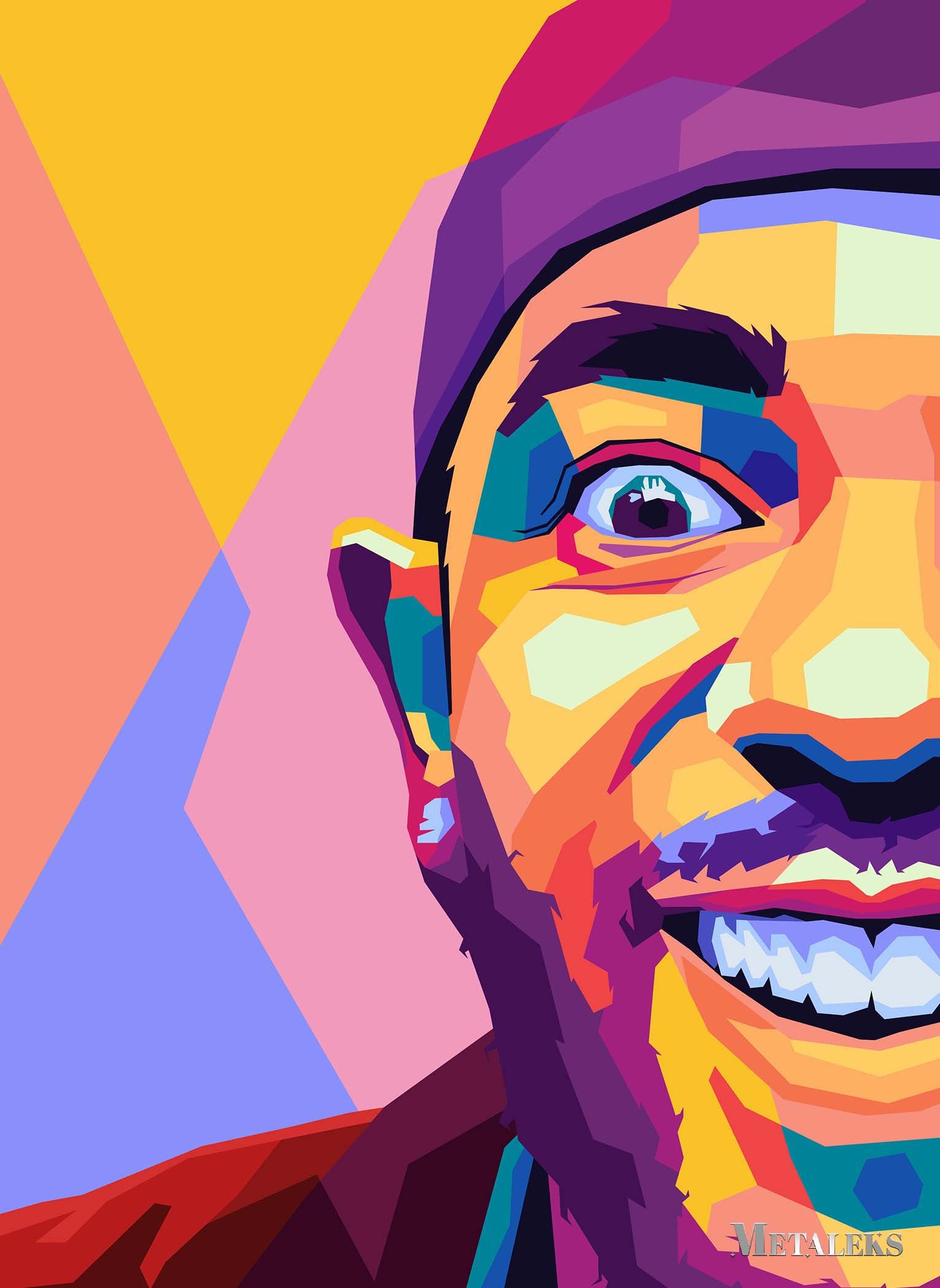 Kendrick Lamar Wpap pop art