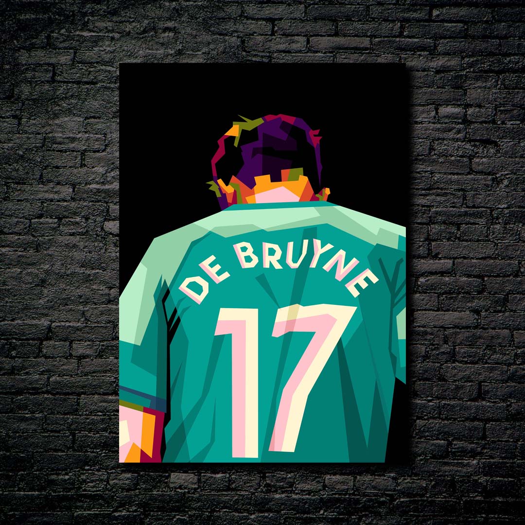 Kevin de Bruyne in pop art amazing-designed by @Amirudin kosong enam