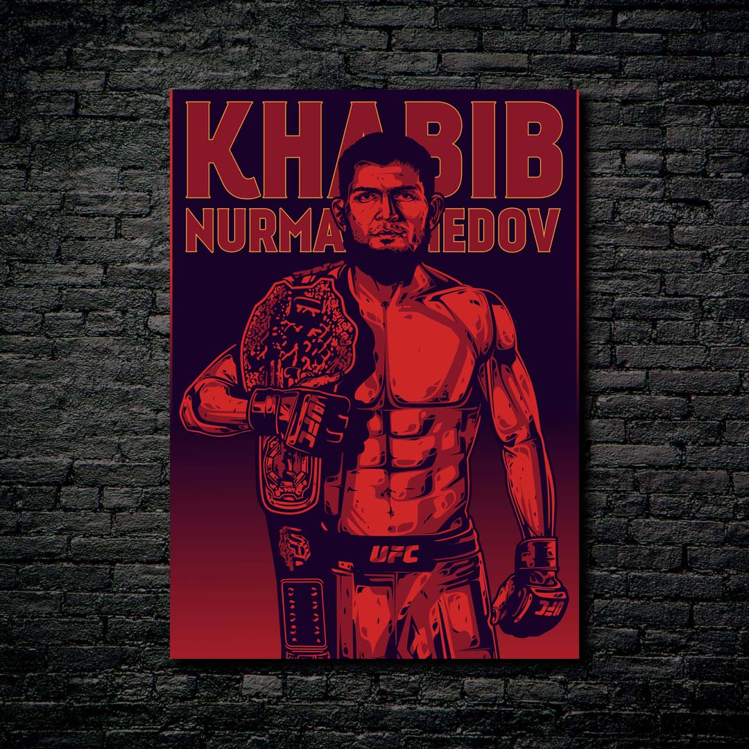 Khabib Nurmagomedov-designed by @Adrielvector