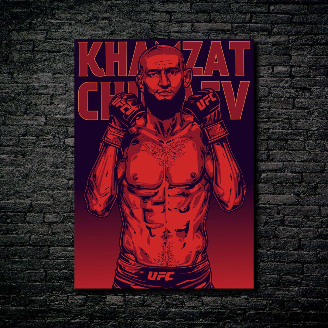 Khamzat Chimaev -designed by @Adrielvector