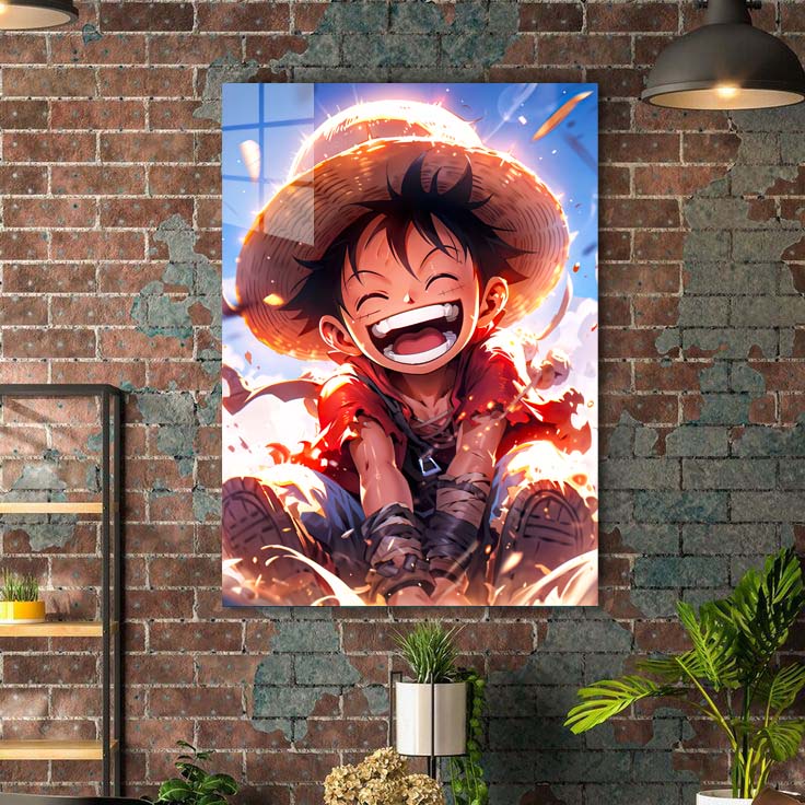 Kid Luffy Smiling-designed by @Freiart_mjr