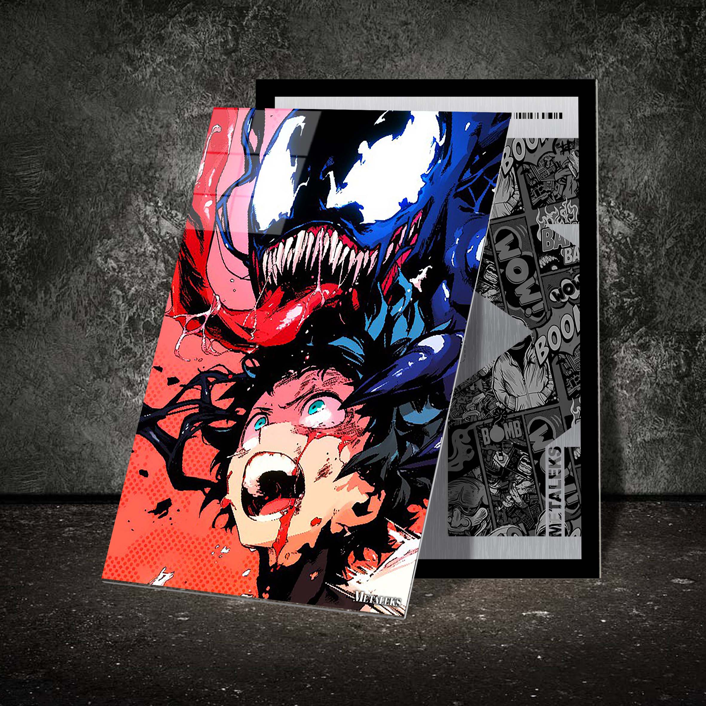 Kid Venom II - Comic's collection-designed by @ ai.place