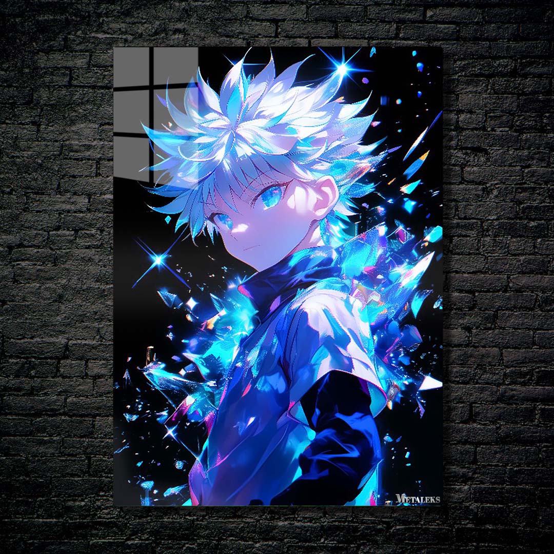 Killua Zoldyck Crystal Glass