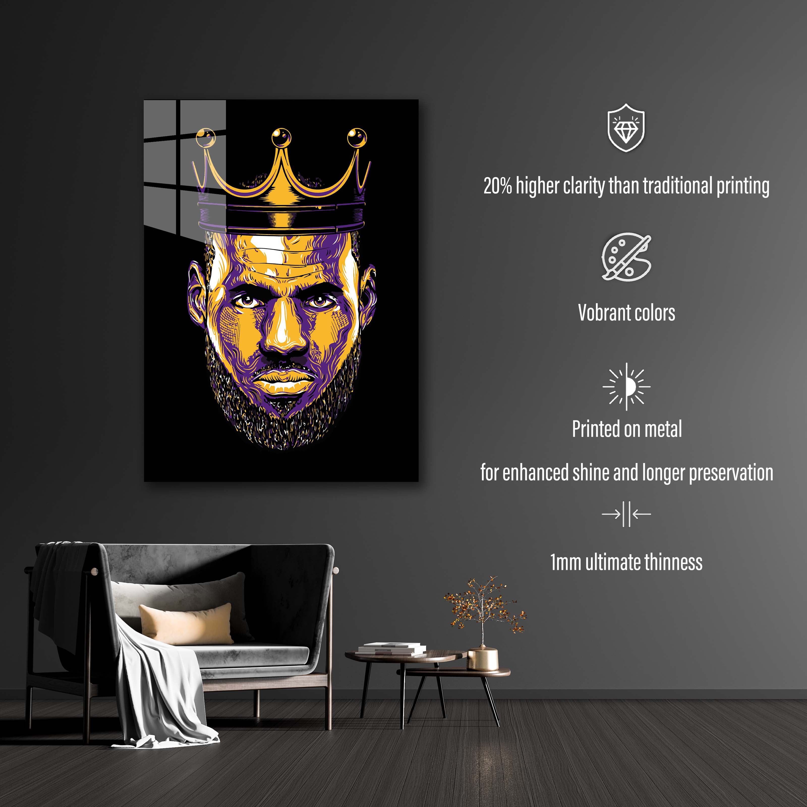 King Lebron-designed by @My Kido Art