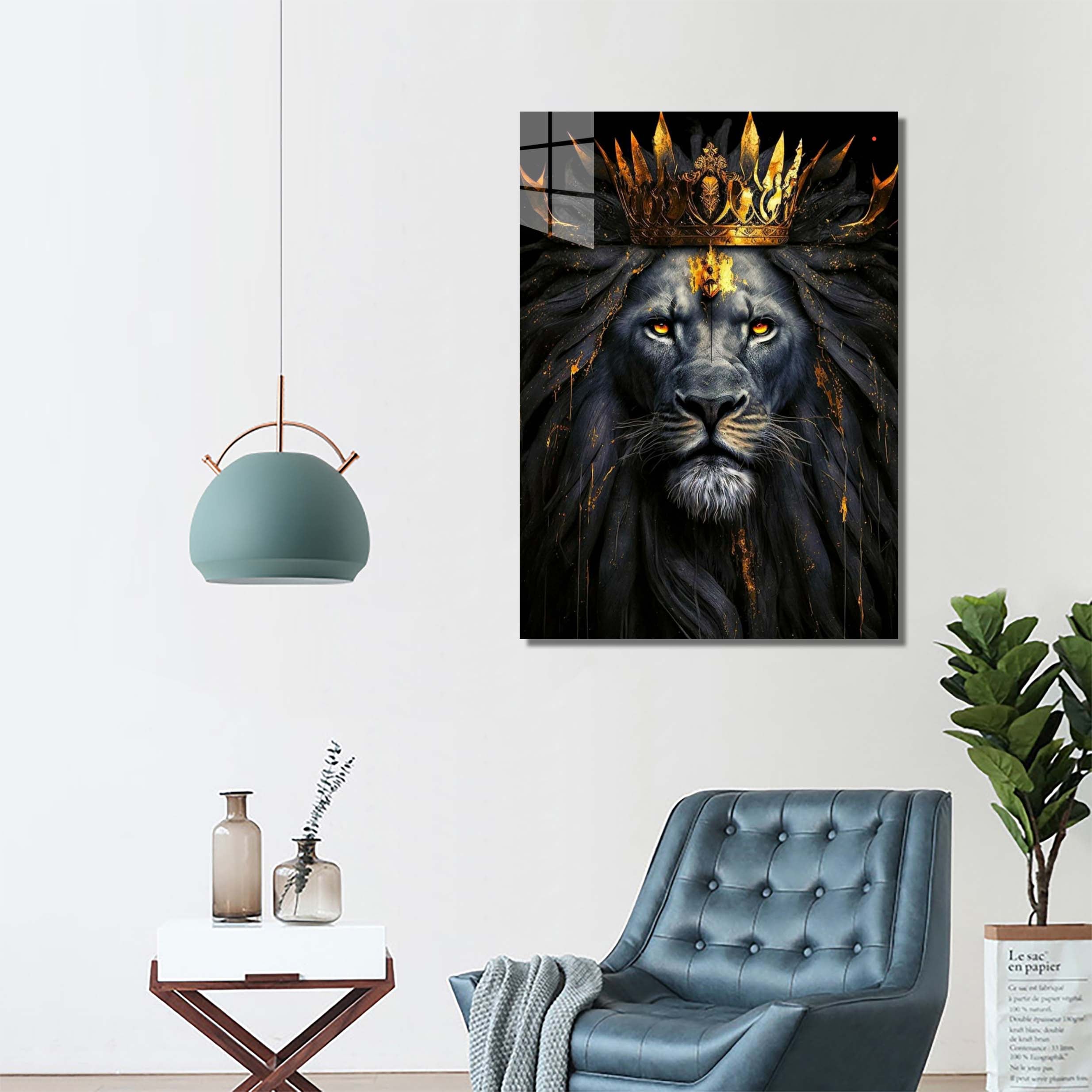 King Lion Head-designed by @Puffy Design