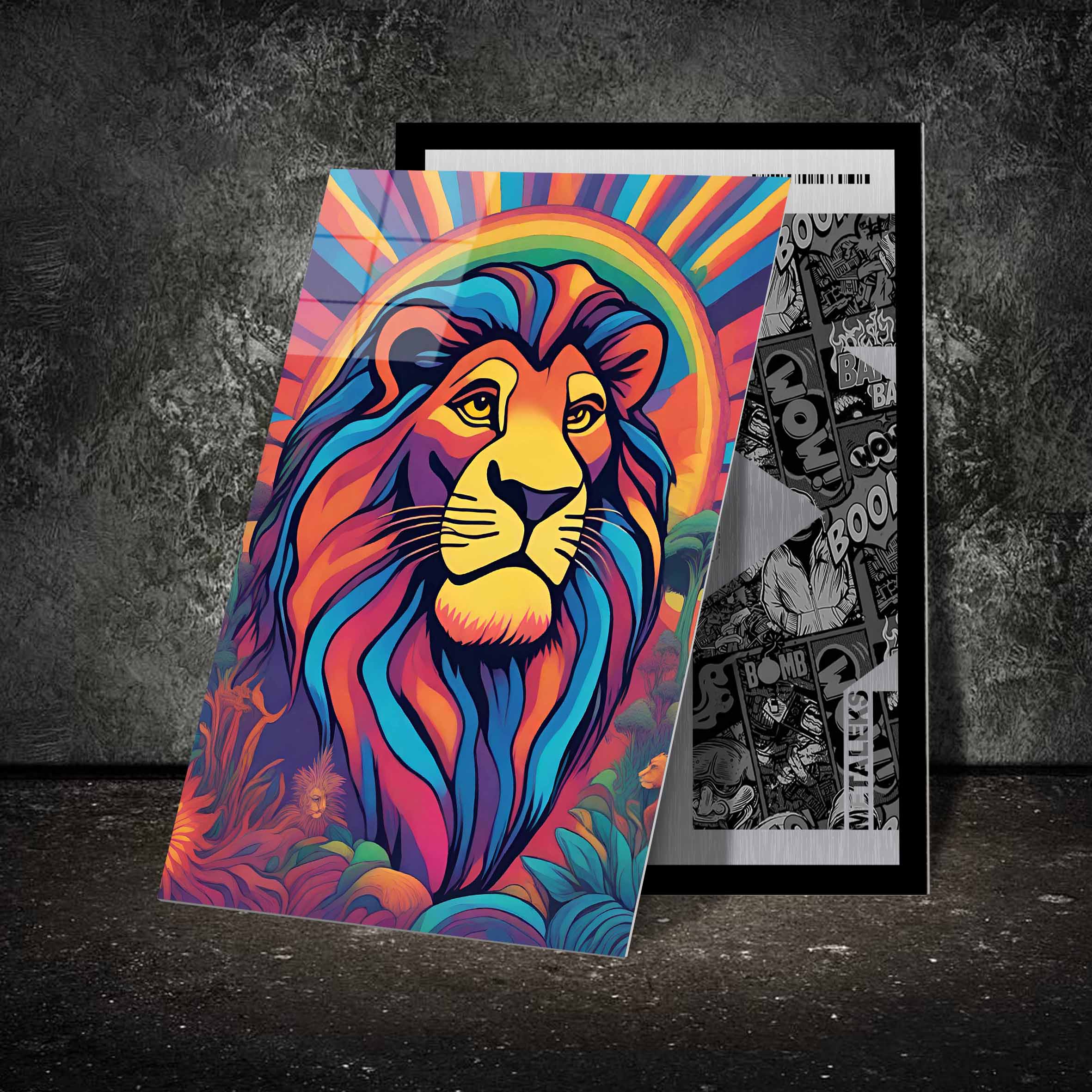 King Of The Jungle Lion-designed by @DynCreative