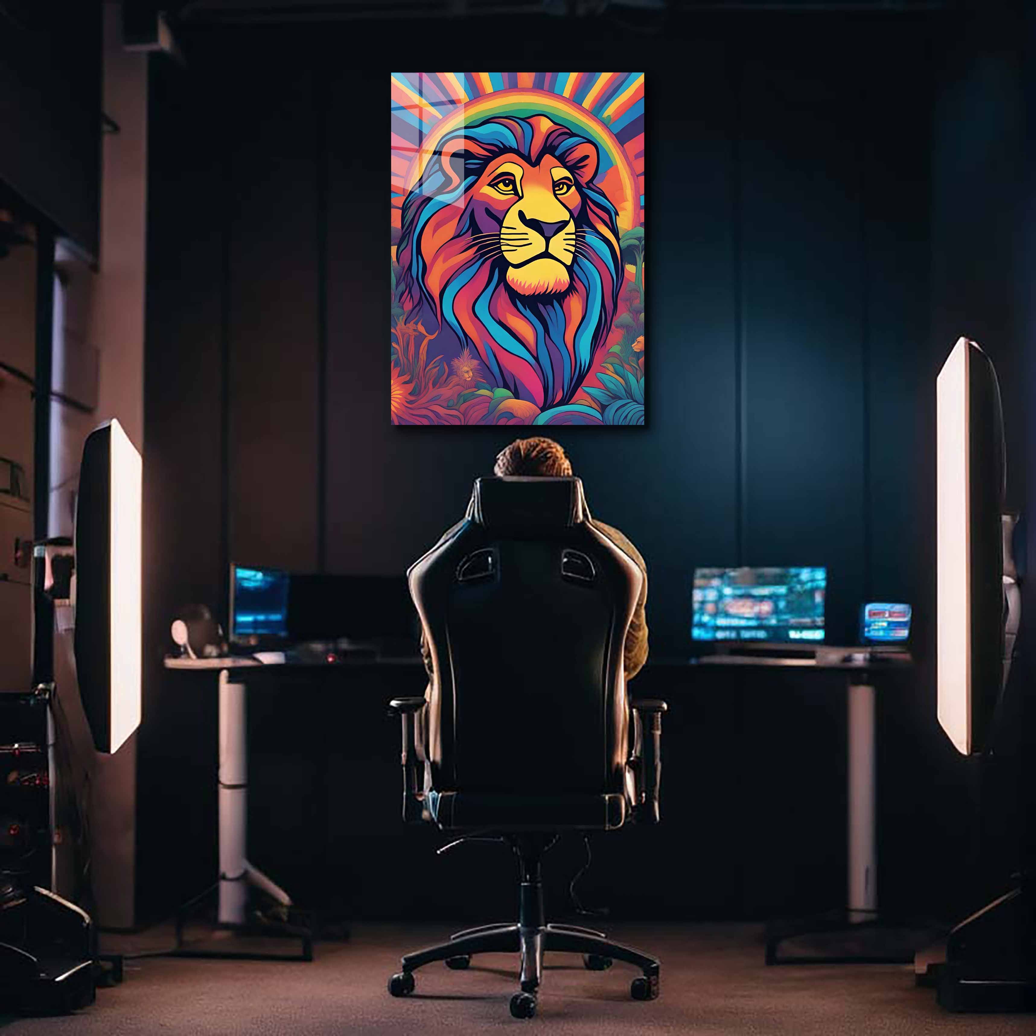 King Of The Jungle Lion-designed by @DynCreative