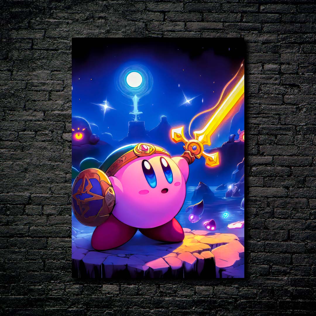 Kirby-designed by @starart_ia
