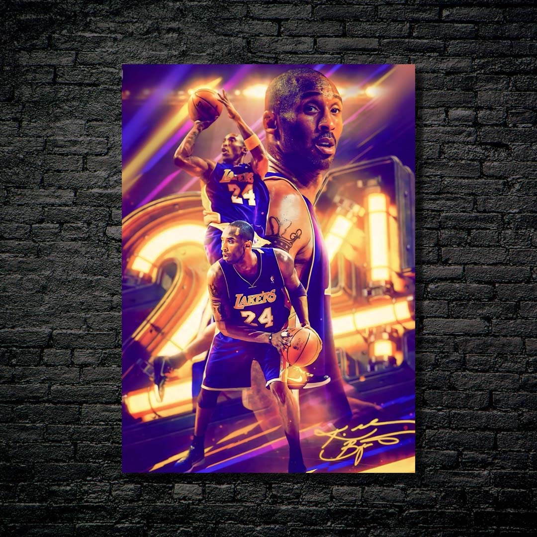 Kobe Bryant 24-designed by @My Kido Art