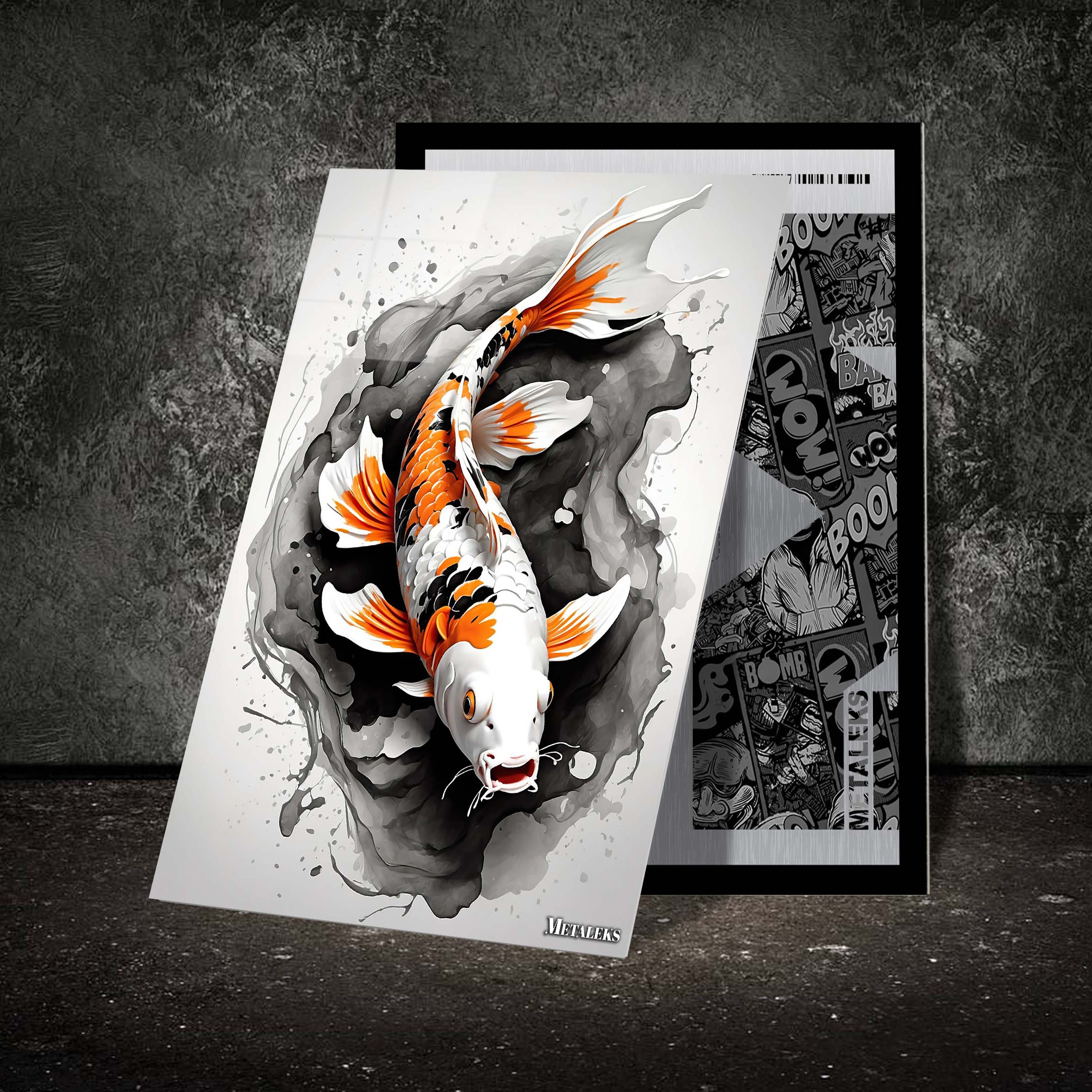 Koi Fish Sketch-designed by @Wijaki Thaisusuken