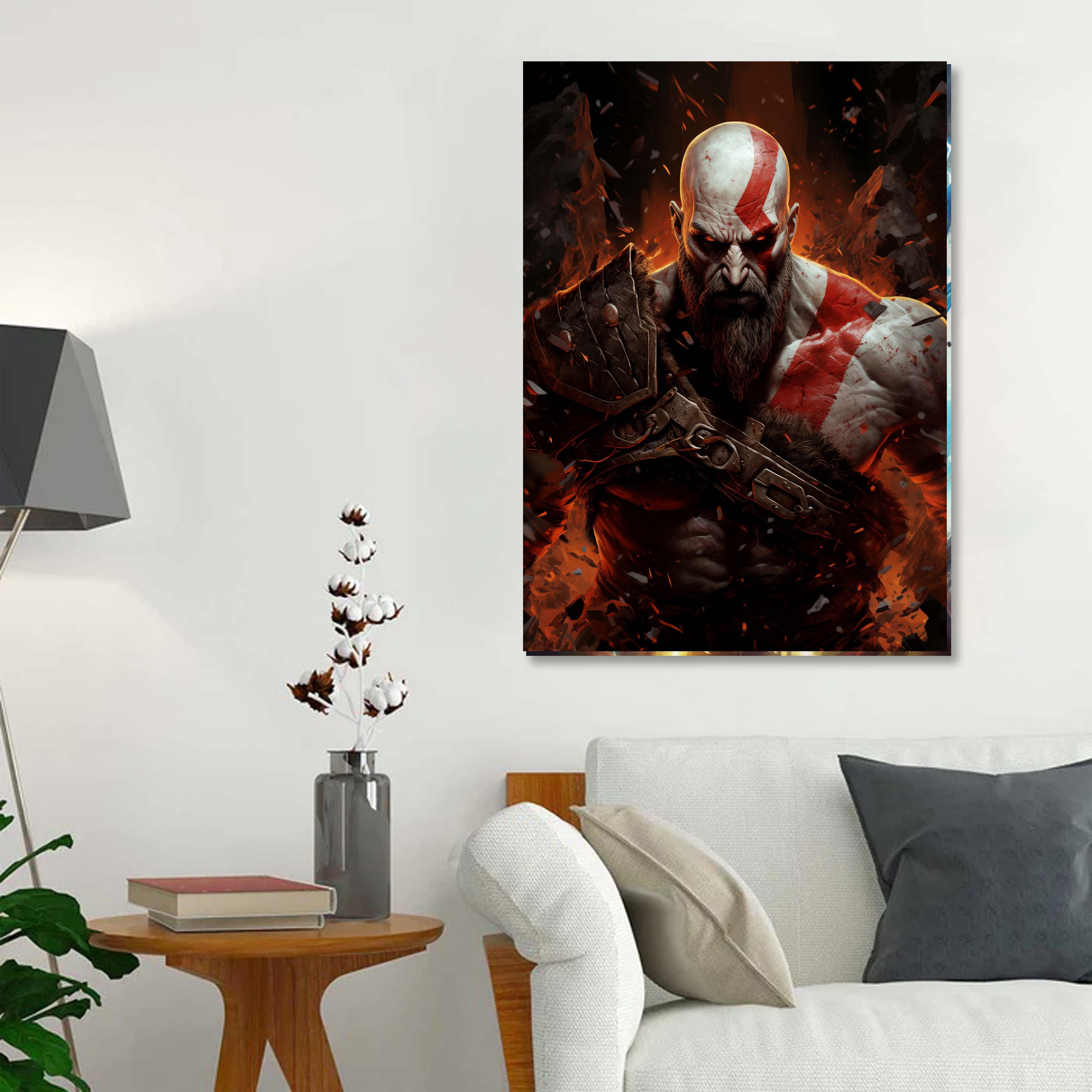 Kratos God of War-designed by @Fluency Room